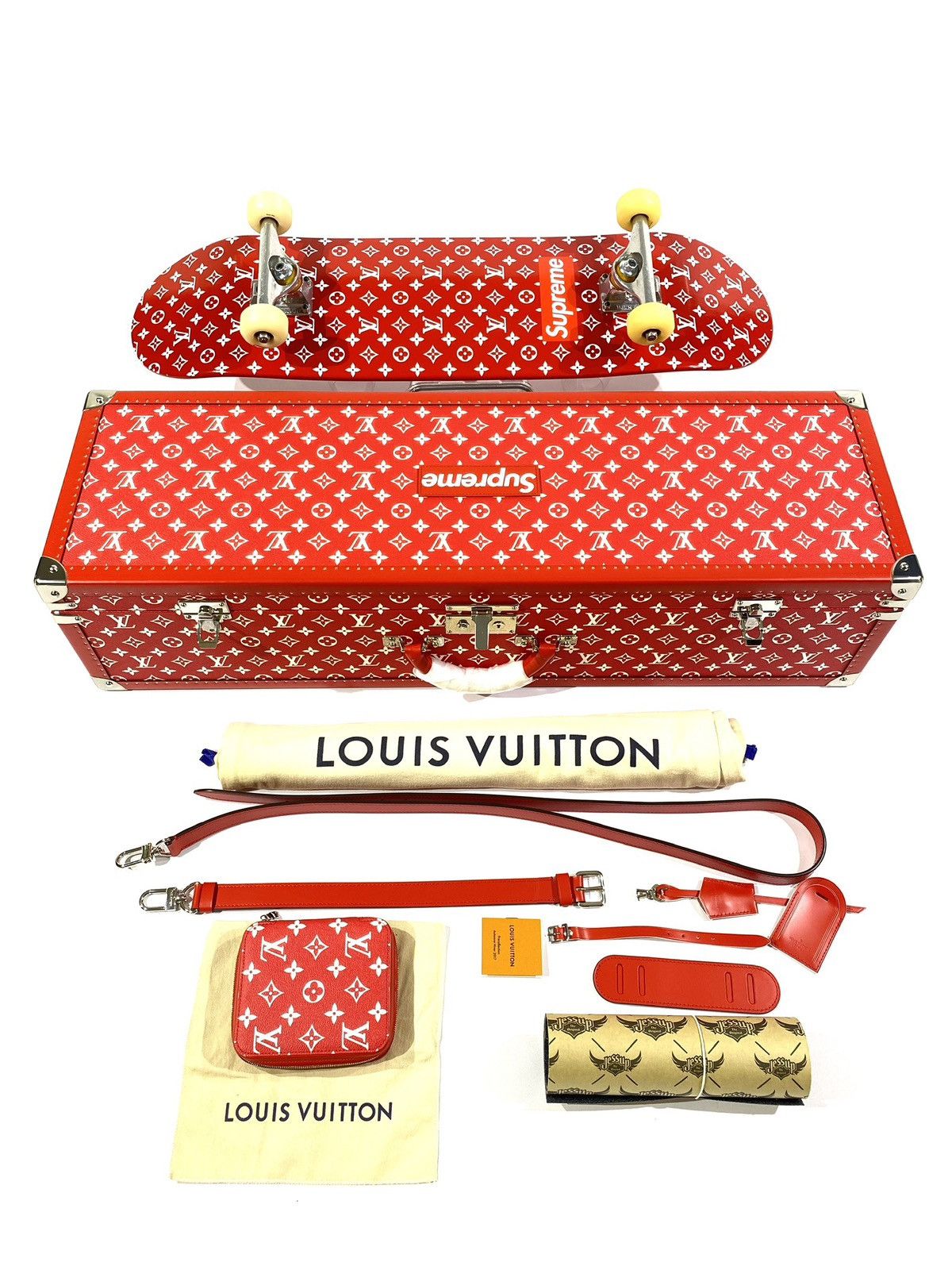 Louis Vuitton × Supreme Louis Vuitton X Supreme Skateboard Deck Trunk Full kit Size ONE SIZE - 1 Thumbnail
