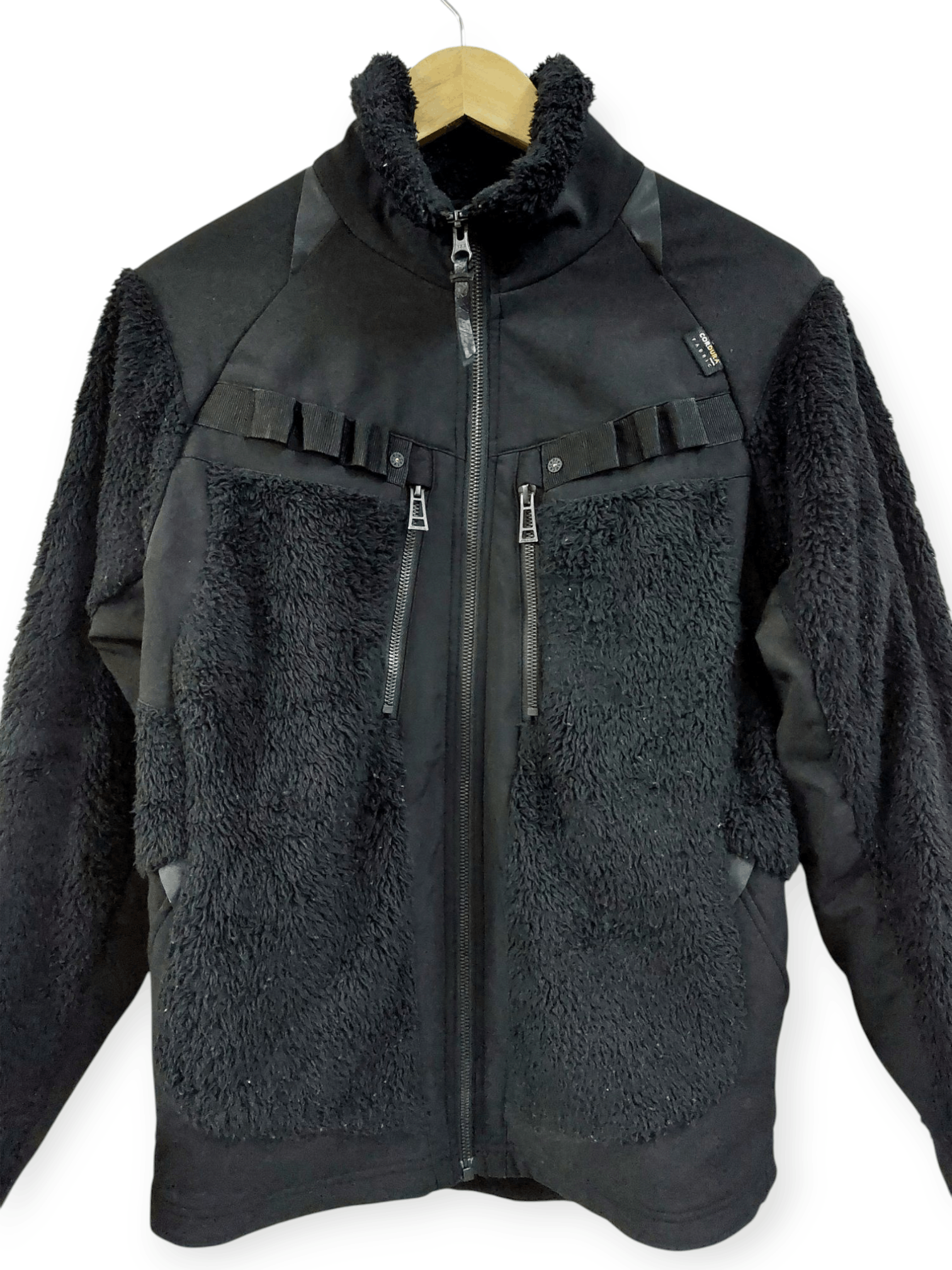 Designer Fieldcore Black Sherpa Fleece Cordura Fabrics Jacket Size US M / EU 48-50 / 2 - 6 Thumbnail