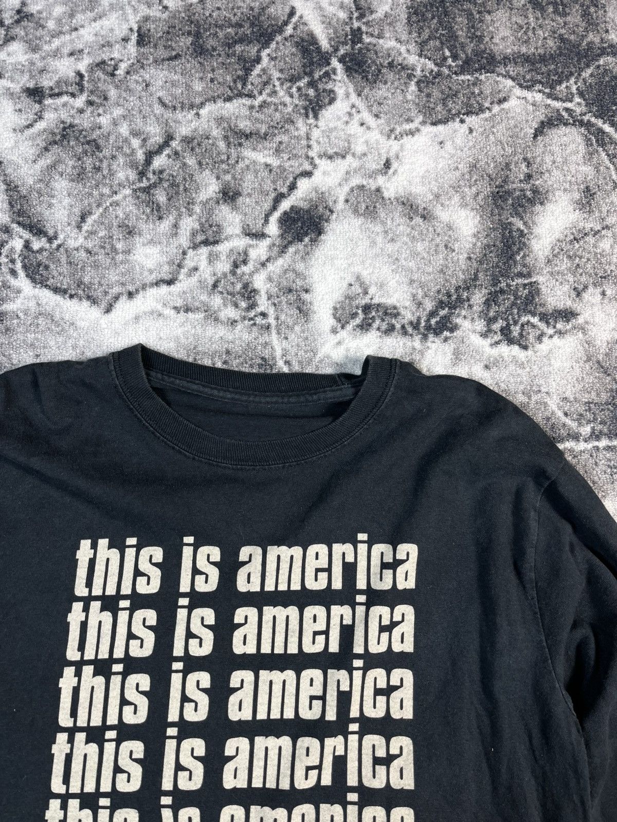 Other This Is America Graphic Long Sleeve T-Shirt Black Size US M / EU 48-50 / 2 - 6 Thumbnail