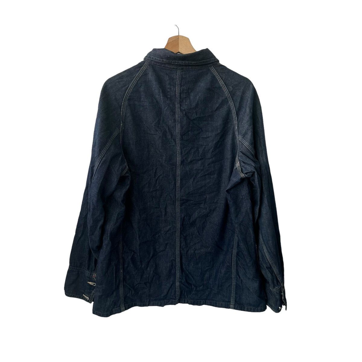 Dry Bones Japanese Workwear Denim Chore Jacket Indigo Archive Style Size US L / EU 52-54 / 3 - 2 Thumbnail