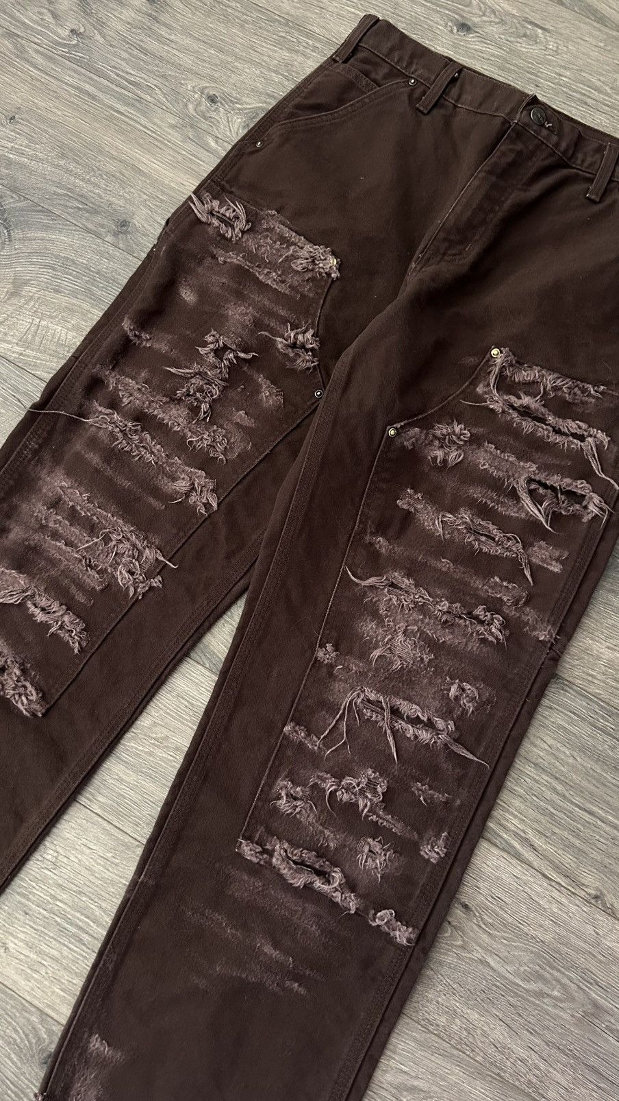 Carhartt Carhartt Brown Double Knees Size US 32 / EU 48 - 5 Thumbnail