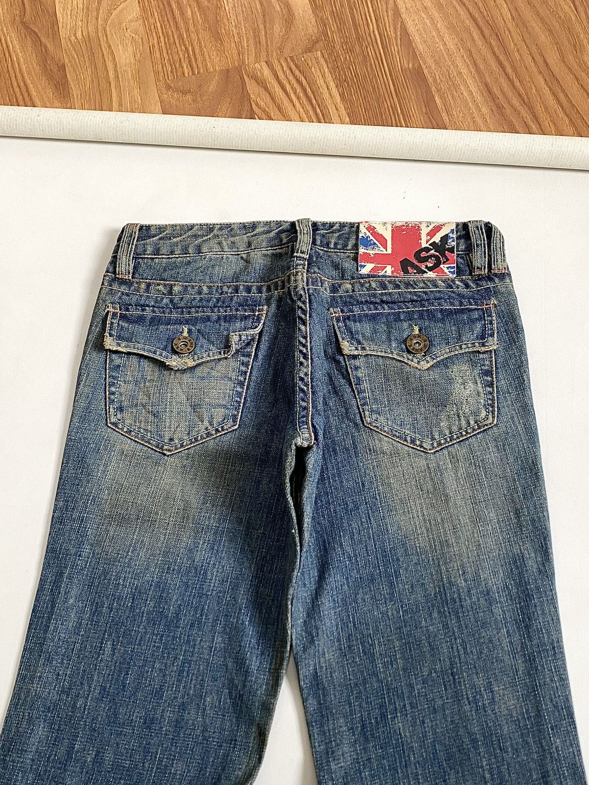 Hysteric Glamour 🔥Crazy Flare🔥 Distressed Jeans by Ask London LGB Style 🇬🇧 Size US 29 - 11 Thumbnail