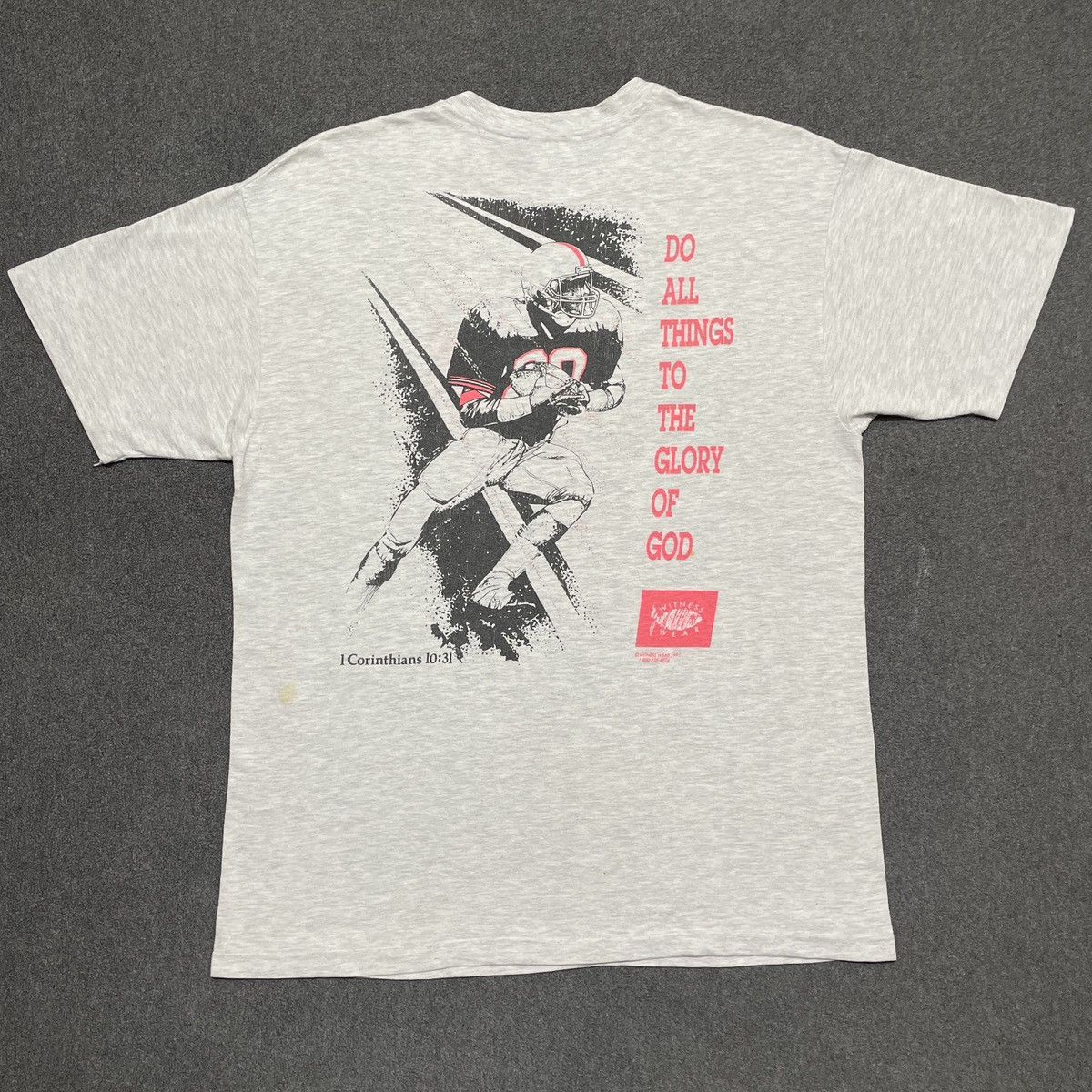 Hanes Vintage Witness Wear Jesus 1991 T-shirt Size US L / EU 52-54 / 3 - 1 Thumbnail