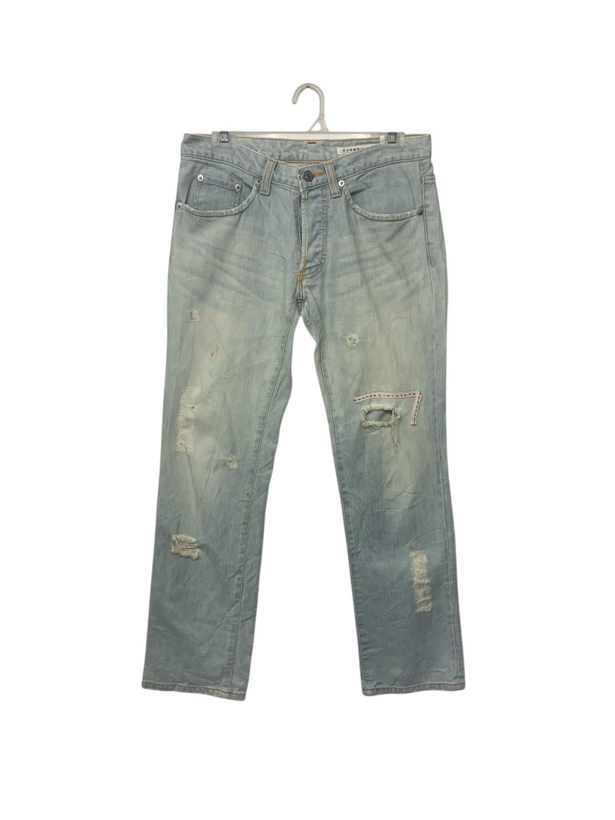 Issey Miyake Issey Miyake Sunao Kuwahara Distressed Design Jeans Size US 30 / EU 46 - 1 Thumbnail
