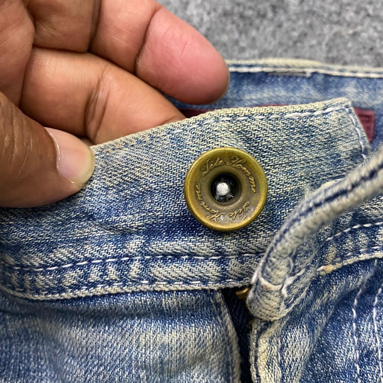 Tete Homme Vintage Tete Homme Distressed Denim Size US 34 / EU 50 - 17 Thumbnail