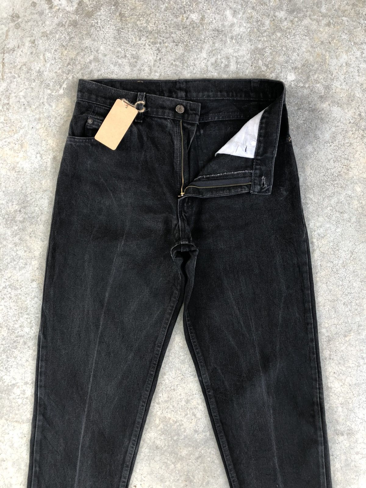 Levi's Vintage 90s Levis Orange Tab Baggy Distressed Jeans 550 Size US 31 - 3 Thumbnail