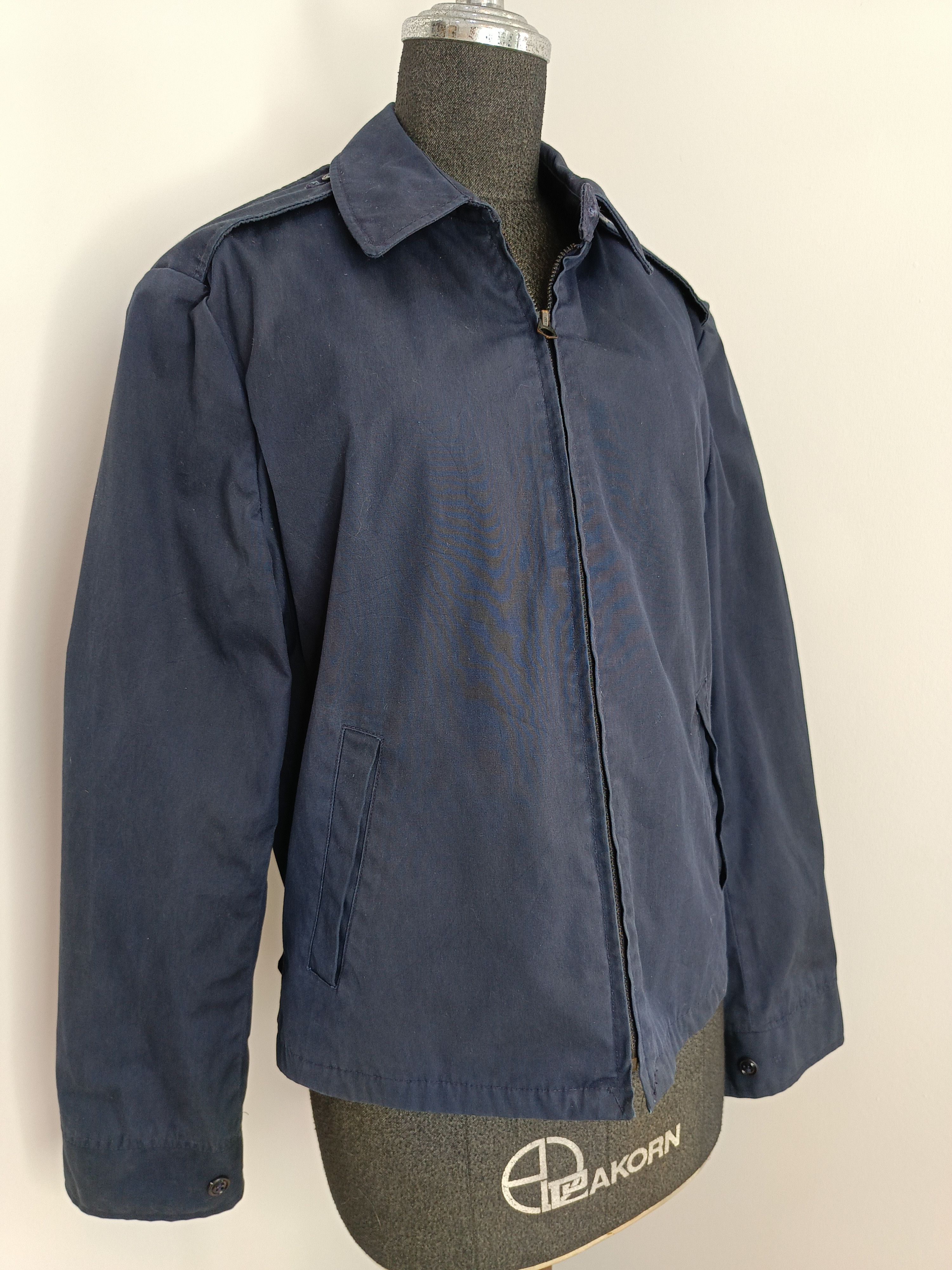70s USAF MIL J 83386 pilot jacket Scovill Gripper USA 36R