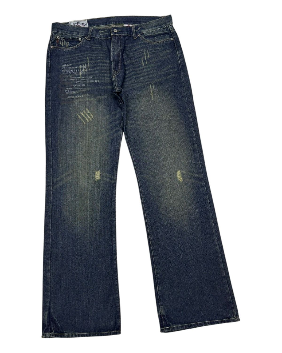 If Six Was Nine BAGGY JEANS STATEMENT DENIM A&F JUNYA WATANABE STYLE FLARED Size US 38 / EU 54 - 6 Thumbnail