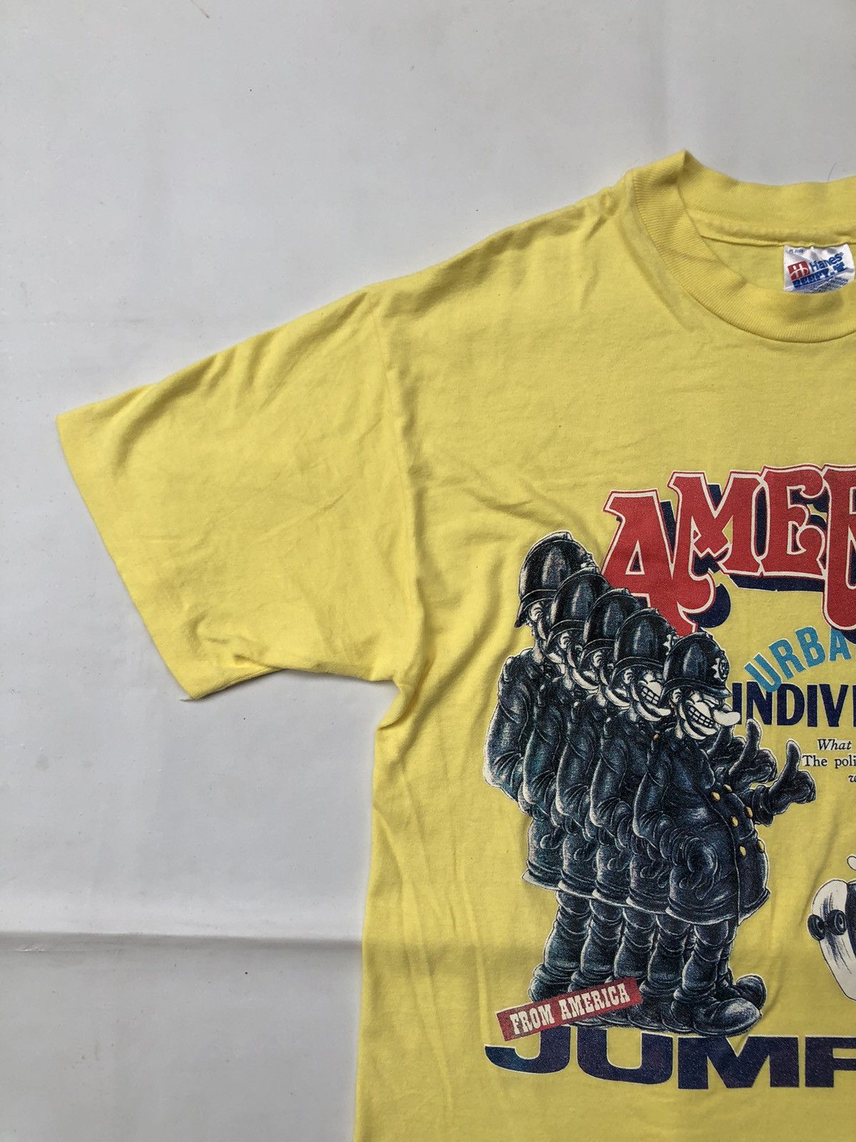 Vintage Vintage Skate Tshirt Tee By Hanes Taq 90s Size US M / EU 48-50 / 2 - 3 Thumbnail