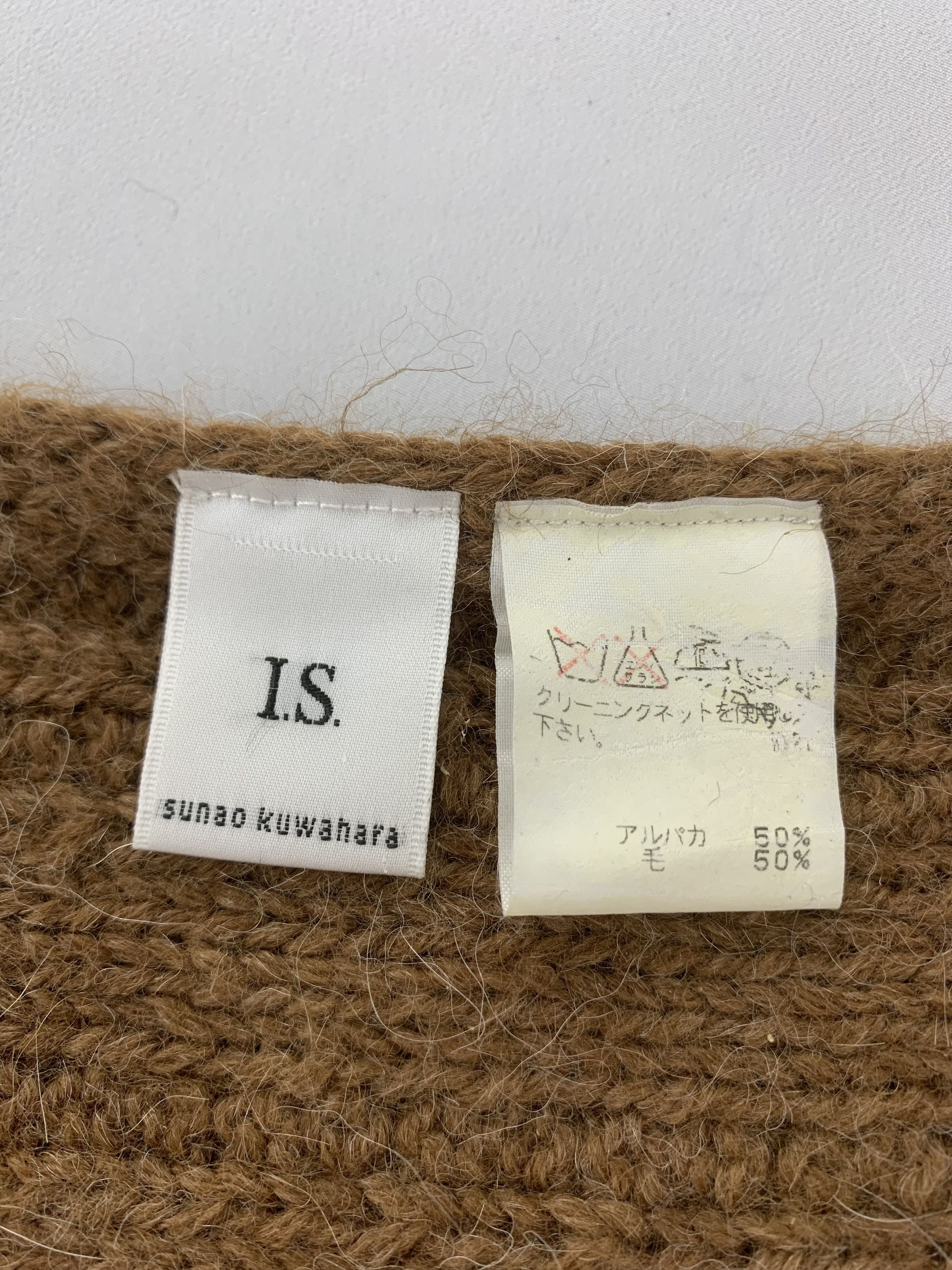 Issey Miyake Issey Miyake Sunao Kuwahara Scarf Wool Muffler Wrap BL2022 Size ONE SIZE - 4 Thumbnail