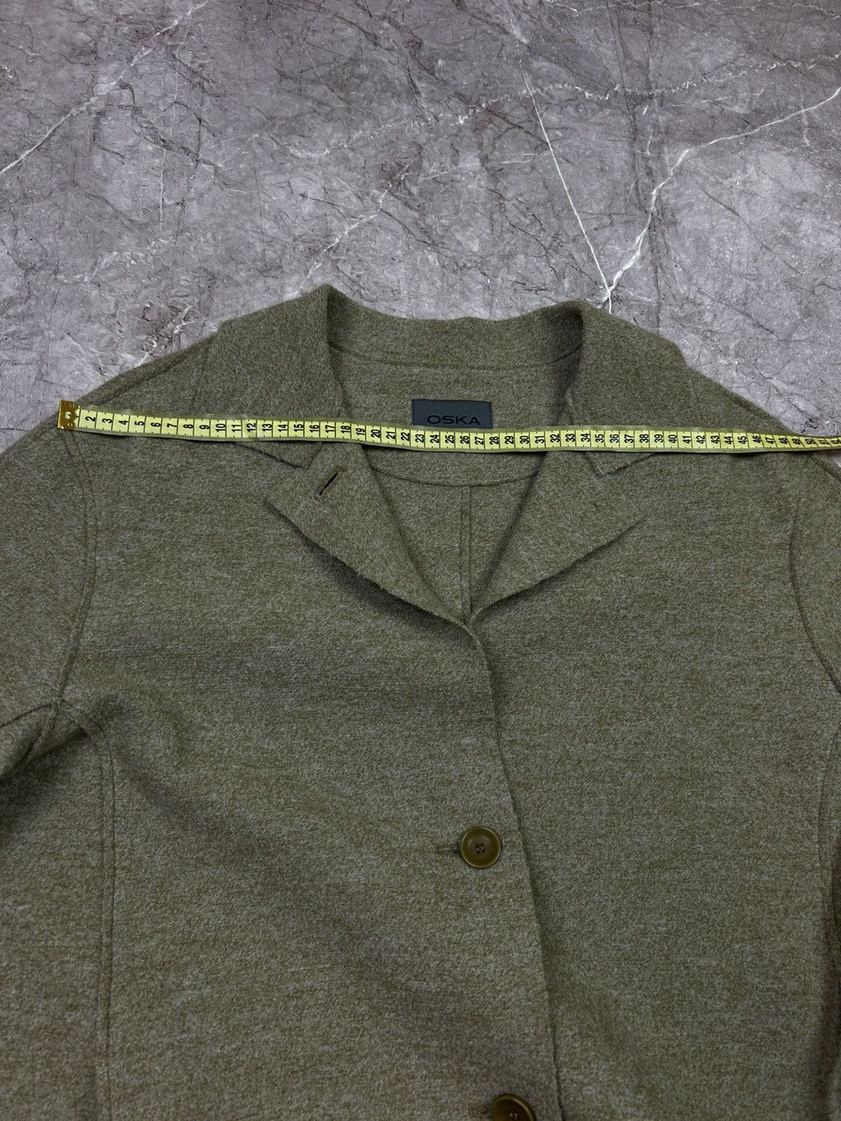 OSKA OSKA Coat Boiled Wool with Pockets Size 1 Heather Size M / US 6-8 / IT 42-44 - 14 Thumbnail
