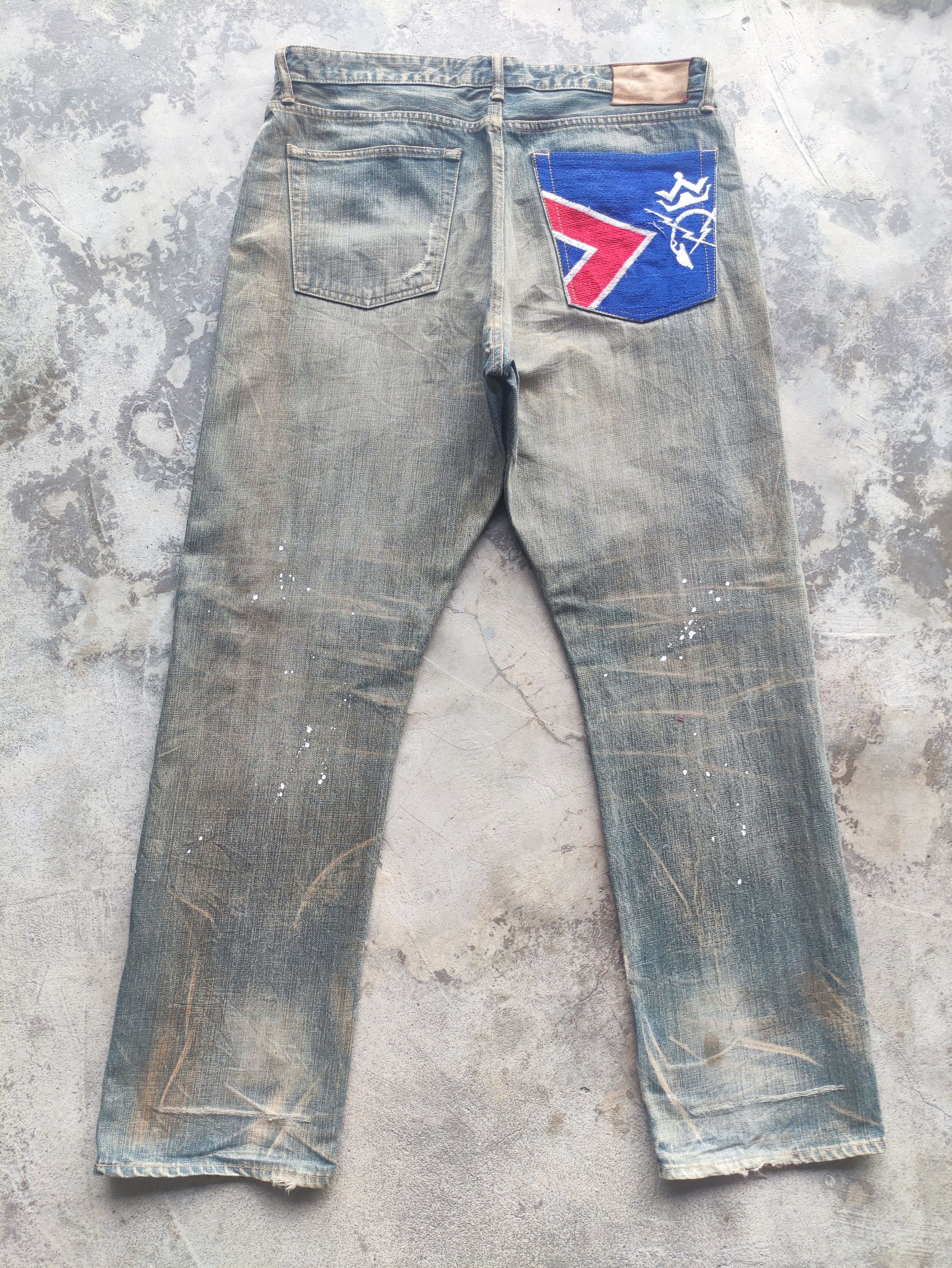 Japanese Brand Vintage Japanese Rusty Jeans Distressed Pants Denim W36 Size US 36 / EU 52 - 2 Thumbnail