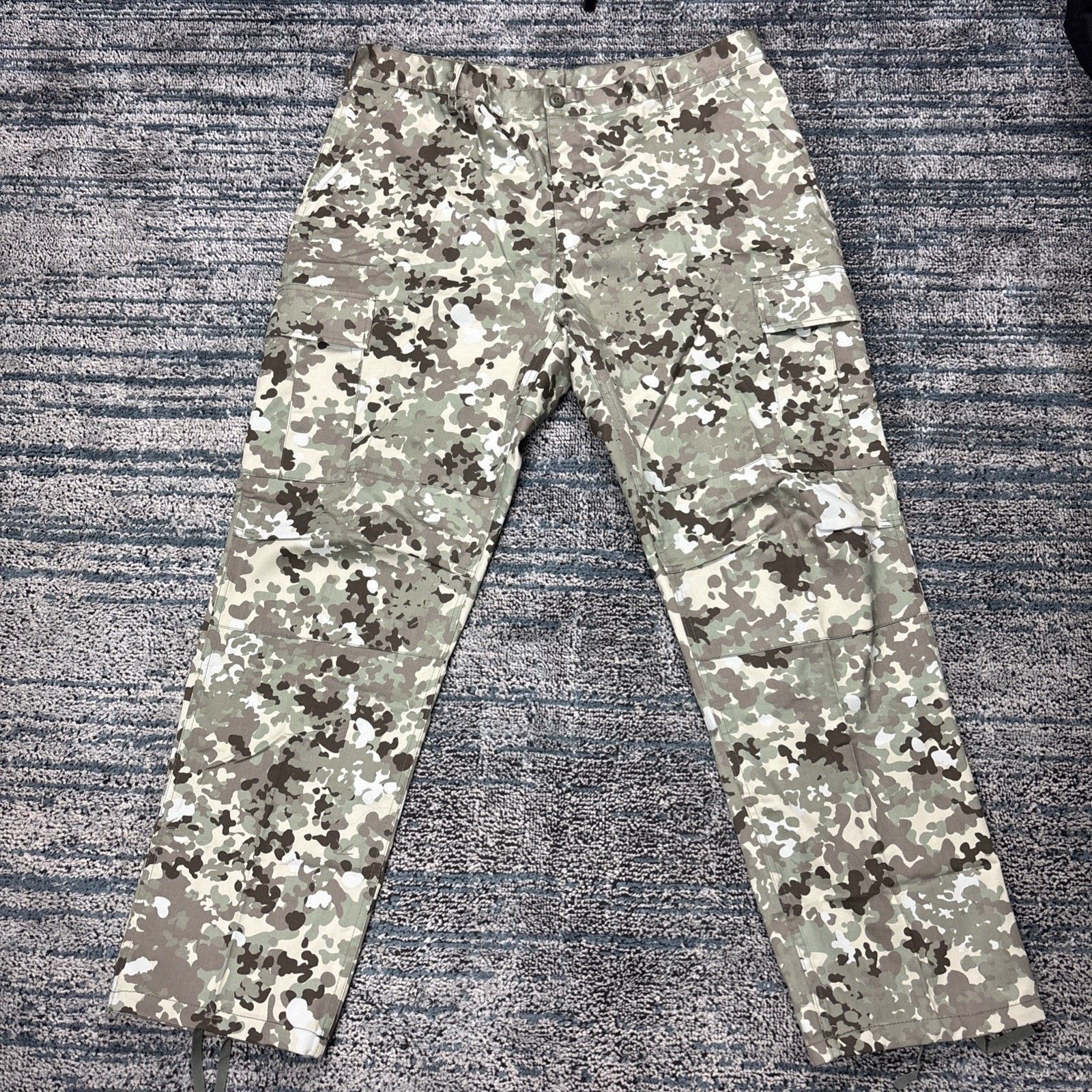 & Other Stories US Army Cargo Pants Mens XL 39/32 Camouflage Canvas Combat Size US 39 - 1 Thumbnail