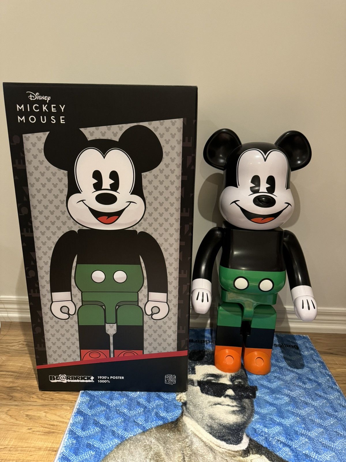 Medicom Toy Mickey Mouse Bearbrick 1000% Size ONE SIZE - 6 Thumbnail