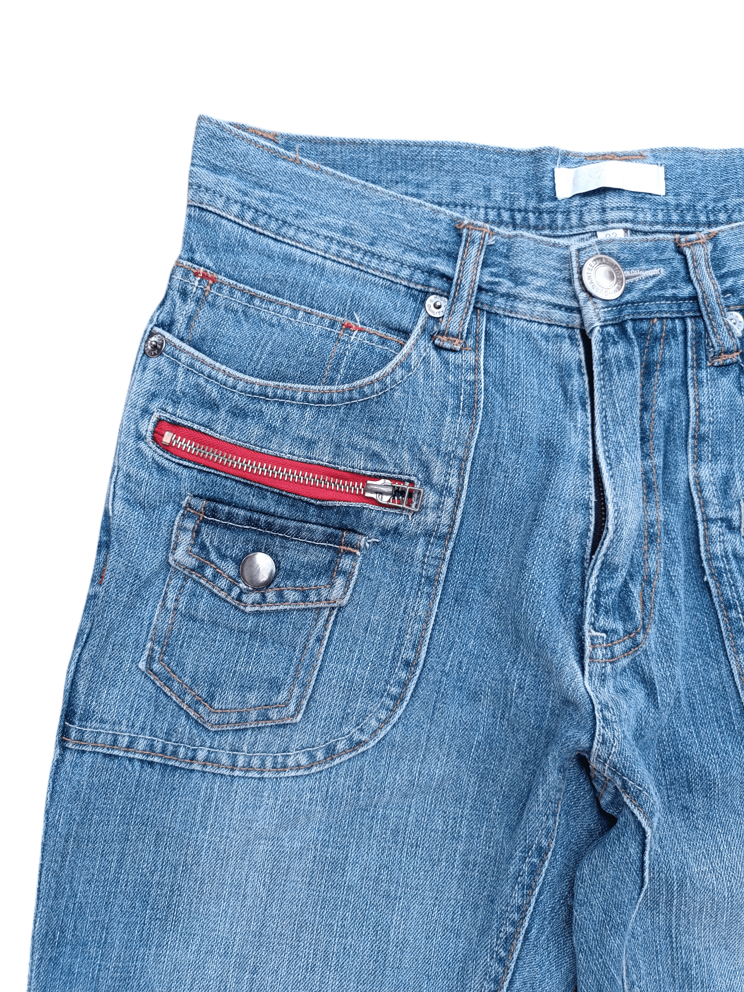 Japanese Brand FLARED 🔥 Japanese Brand Bush Pant Faded Jeans Size US 30 / EU 46 - 8 Thumbnail