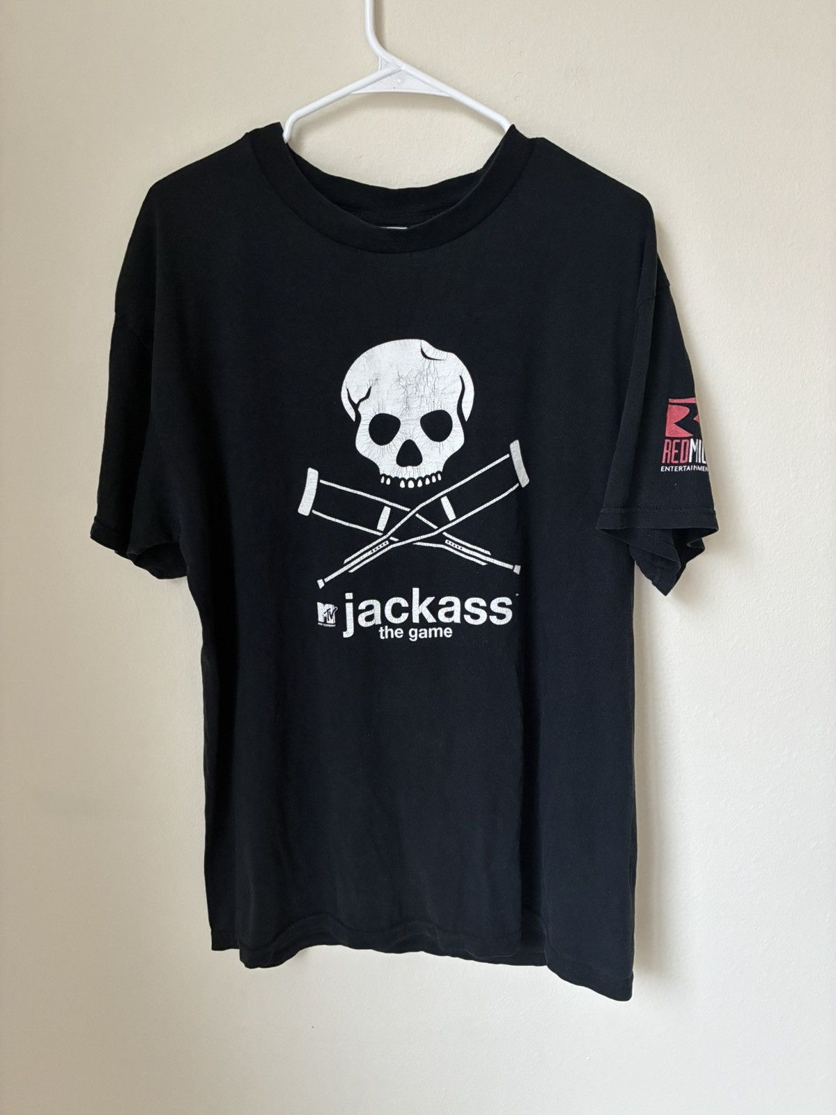 Vintage Vintage Jackass the video game t shirt Size US L / EU 52-54 / 3 - 1 Thumbnail