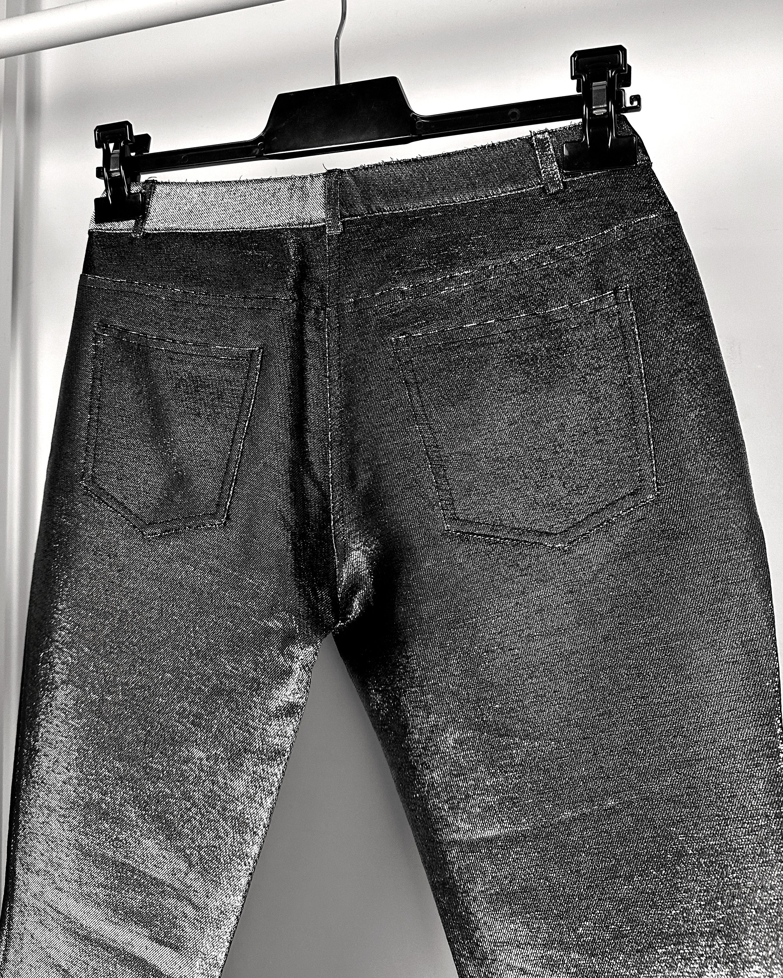 Balmain Balmain Liquid Metal Light Reflective Jeans Size US 27 - 7 Thumbnail