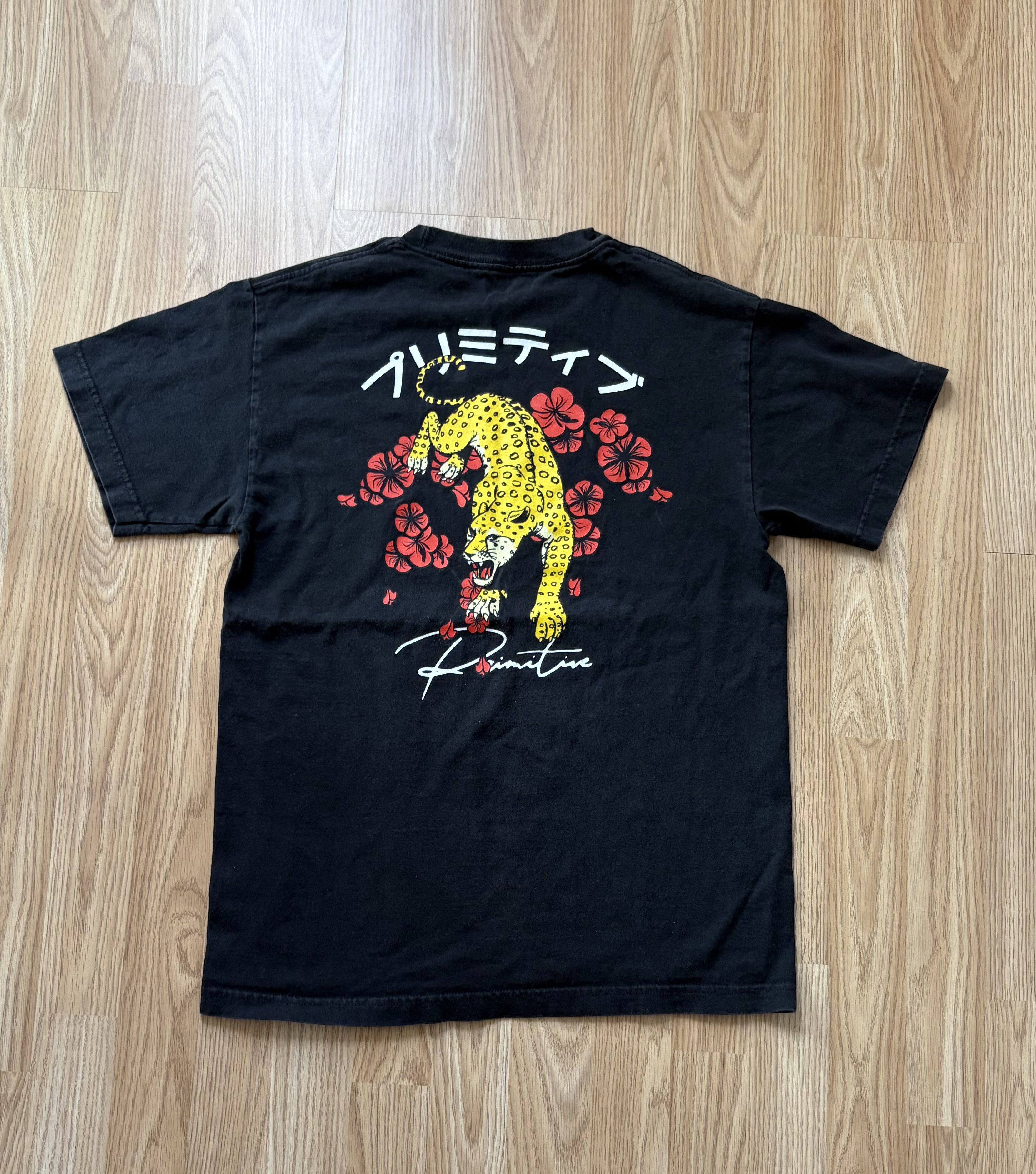 Primitive Primitive Short Sleeve T shirt Jaguar Print - Black Size US M / EU 48-50 / 2 - 1 Thumbnail