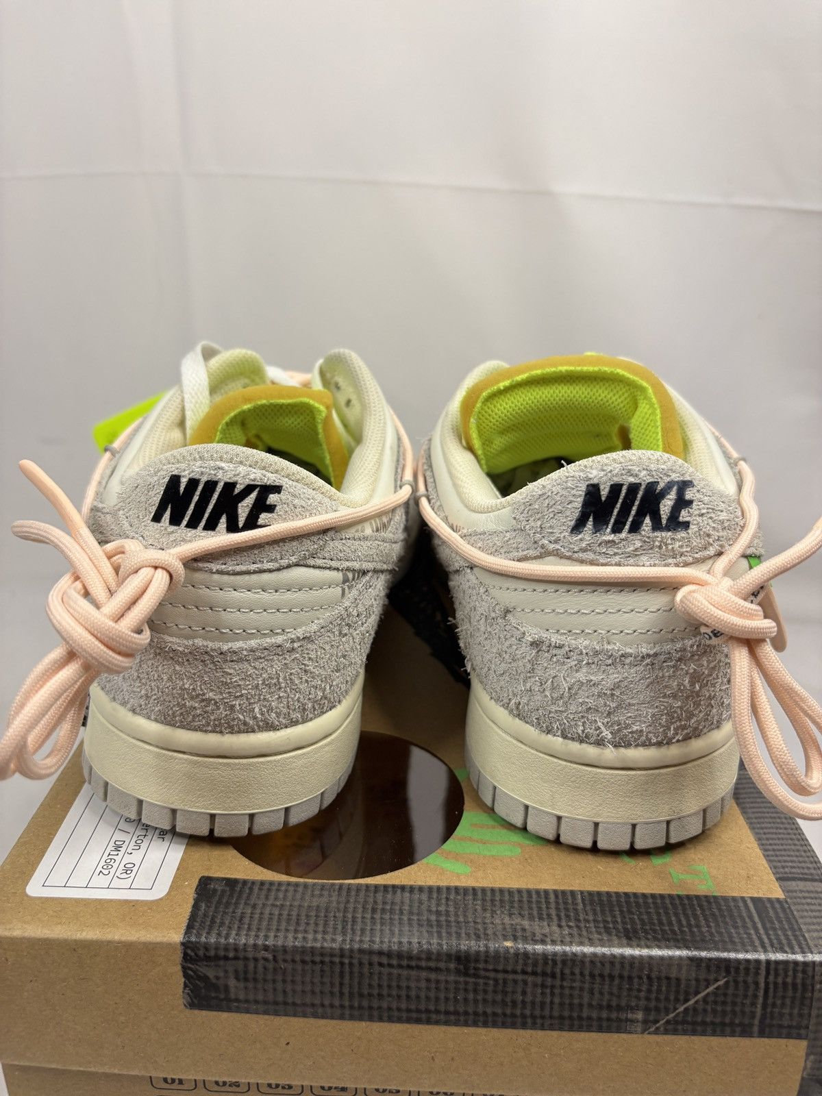 Nike × Off-White Size 9 - Off-White x Nike Dunk Low Lot 12 of 50 - OG ALL Size US 9 / EU 42 - 4 Thumbnail