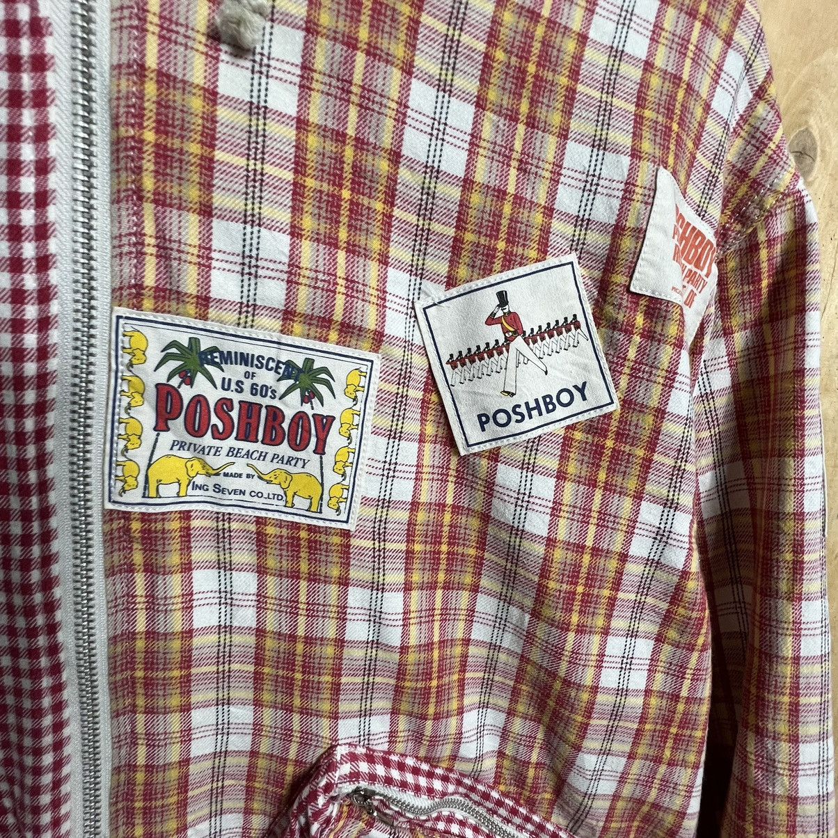 Japanese Brand × Vintage Posh Boy Patchwork Hoddie zipper Design Size US L / EU 52-54 / 3 - 5 Thumbnail