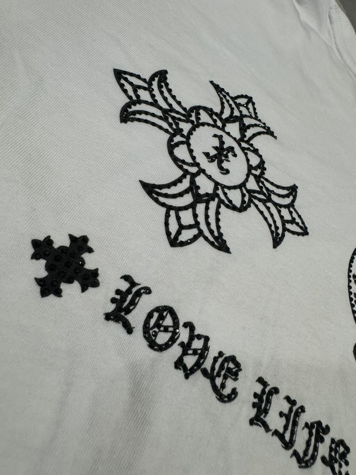 Ed Hardy Ed Hardy x Cross Collection Rhinestone Oversize Tee Size US XS / EU 42 / 0 - 10 Thumbnail