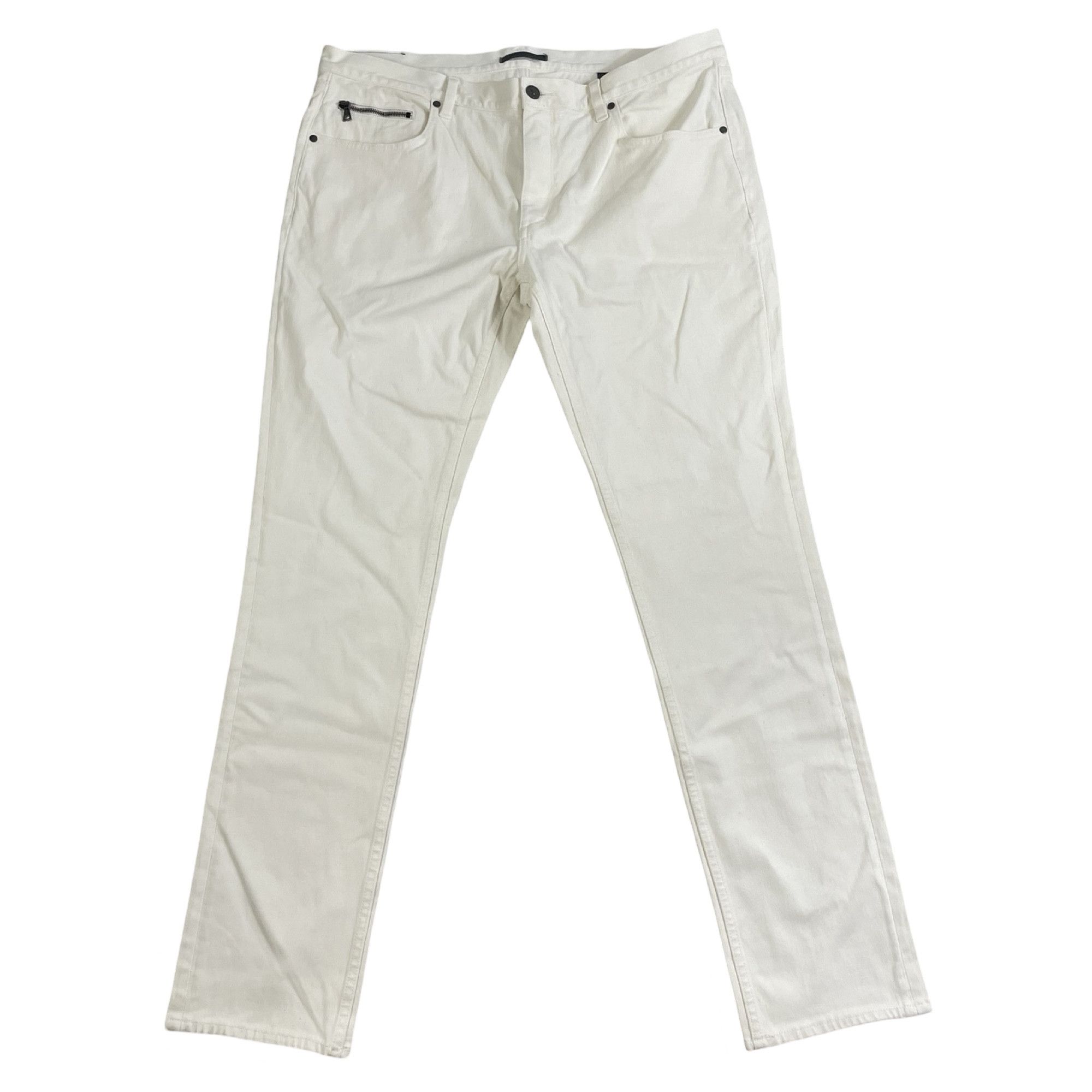 John Varvatos John Varvatos Mens White Jeans Size 38 Regular Size US 38 / EU 54 - 1 Thumbnail