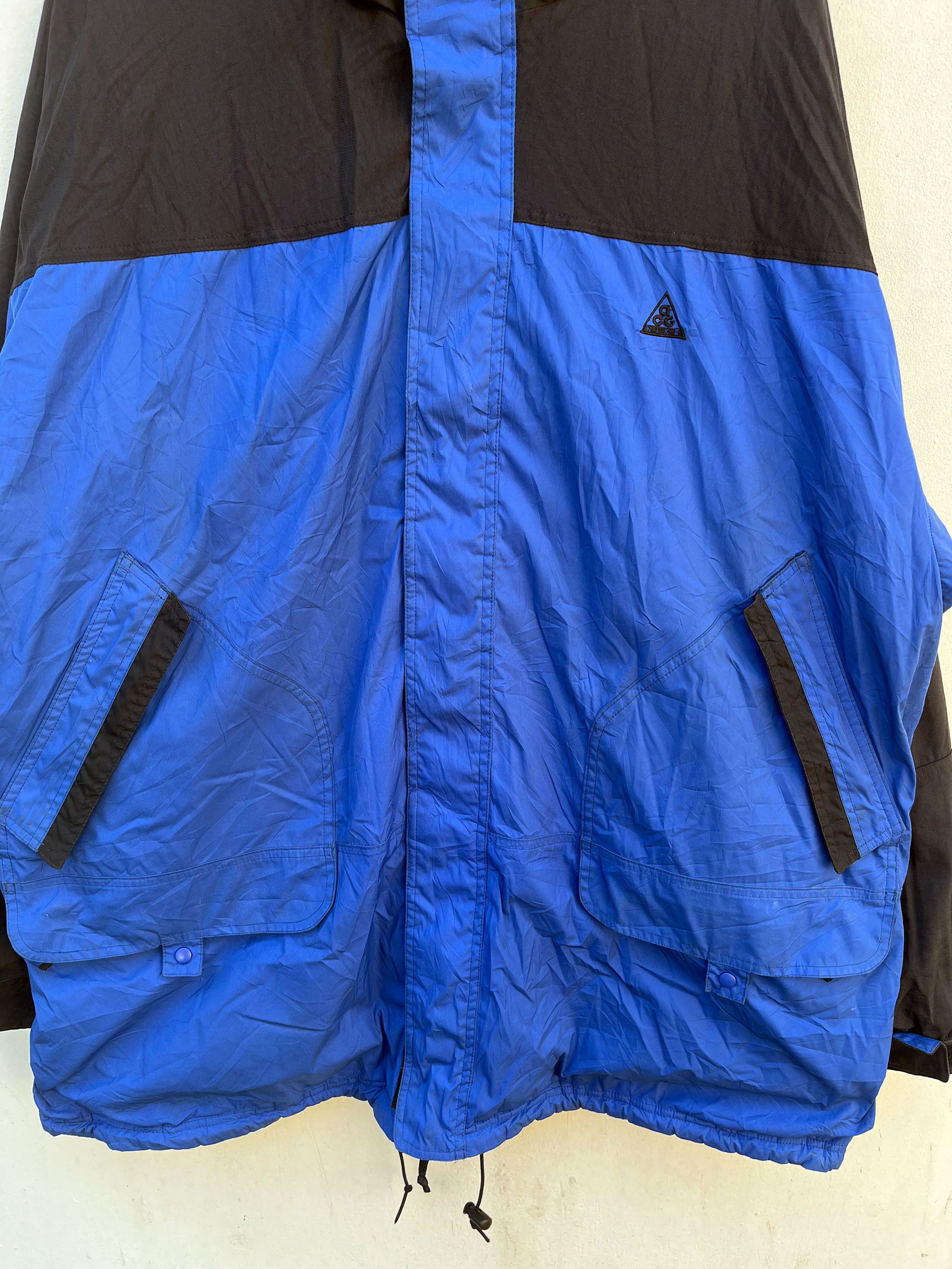 Nike ACG Vintage Nike Acg Fit Hooded Velcro Zipper Jacket Sweater Size US XXL / EU 58 / 5 - 4 Thumbnail