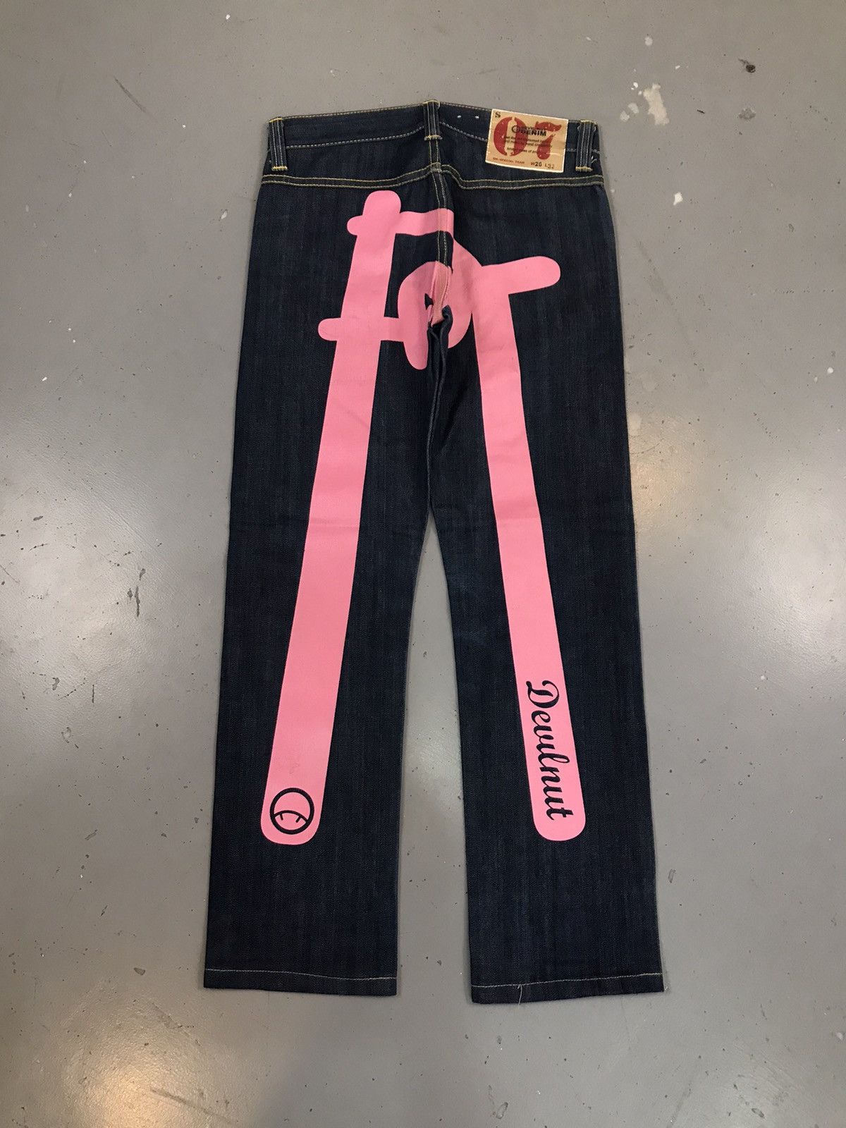 Japanese Brand × Vintage Vintage devil nut denim crazy prints diecock denim Size US 30 / EU 46 - 1 Thumbnail