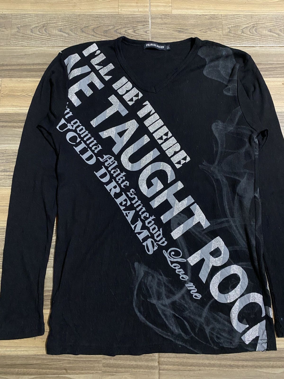 If Six Was Nine × Japanese Brand × Le Grande Bleu (L.G.B.) LISTEN TO HEART SMOKE POEM LONG SLEEVE TEE Size US L / EU 52-54 / 3 - 2 Thumbnail