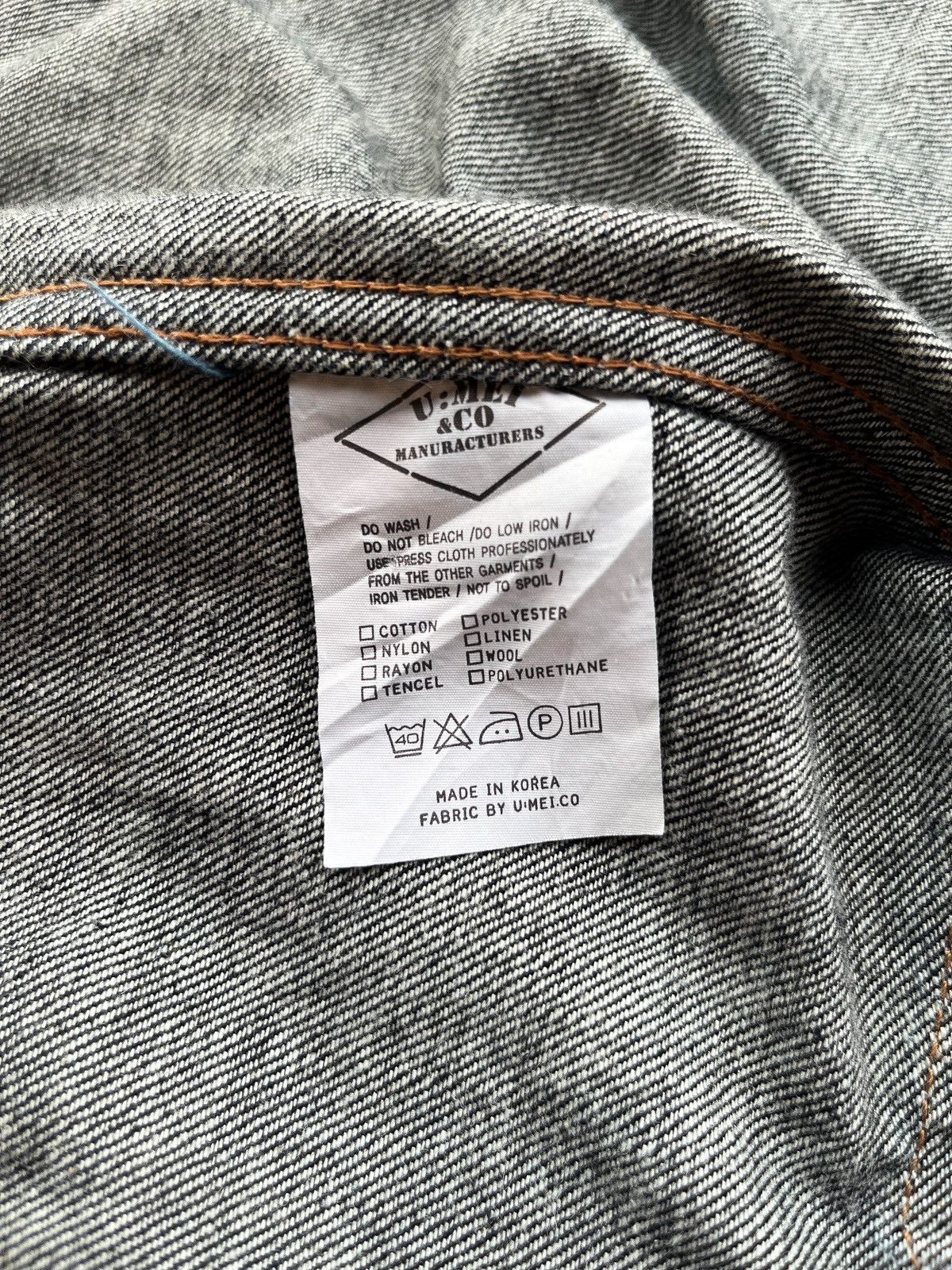 Japanese Brand United Garments Genuine U:Mei & Co Type 1 Selvedge Denim Size US M / EU 48-50 / 2 - 14 Thumbnail