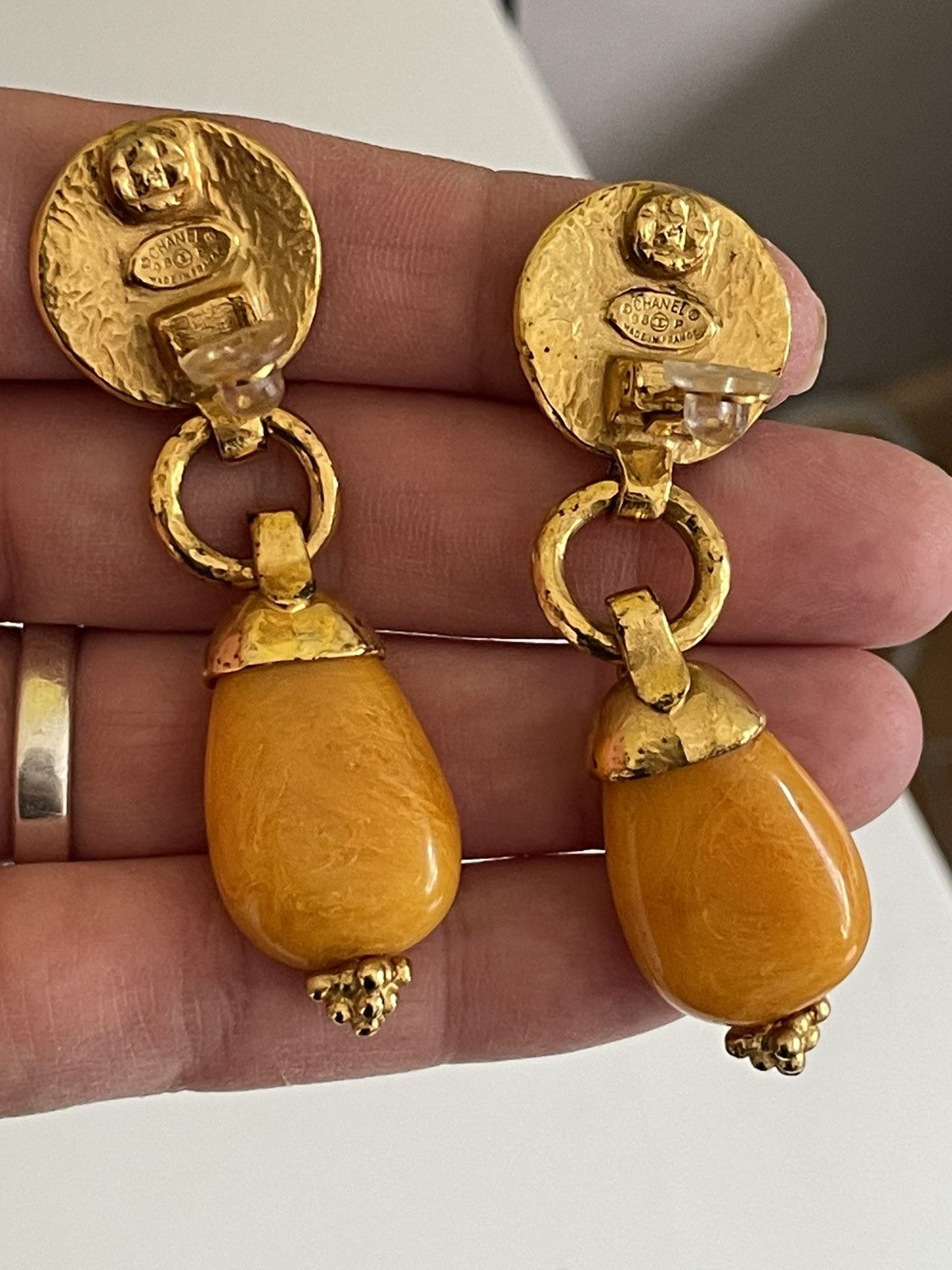 Chanel CHANEL maxi earrings gripoix Size ONE SIZE - 4 Thumbnail