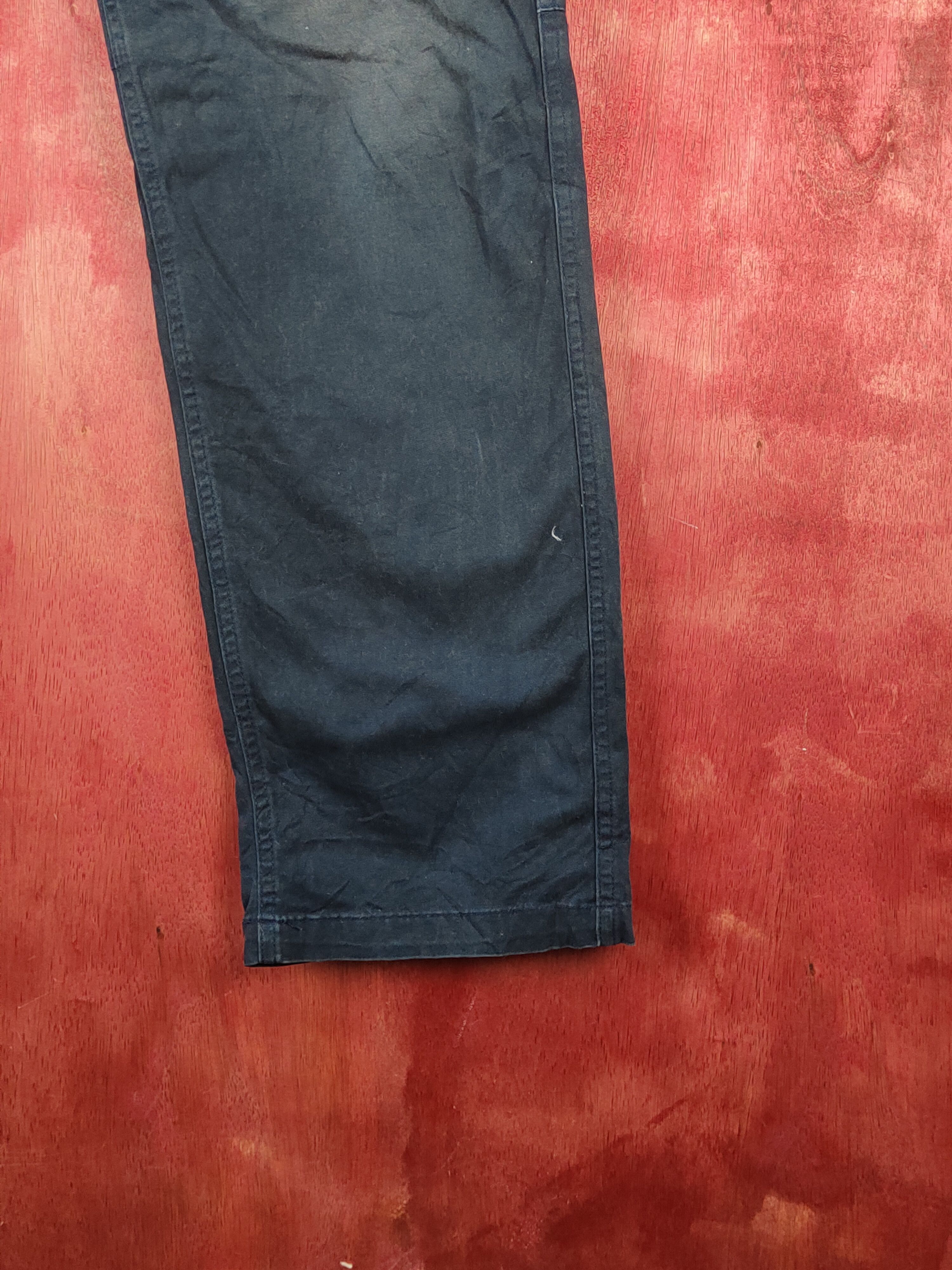 Japanese Brand Geride Dark Blue Multipocket Tactical Cargo Pants #S2149 Size US 34 / EU 50 - 6 Thumbnail