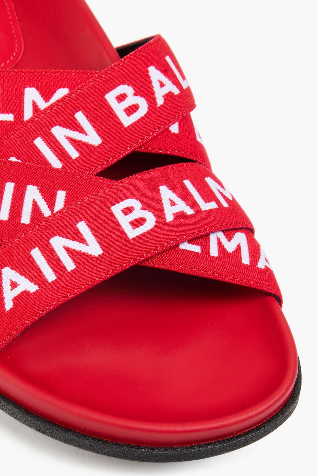 Balmain o1y0625 Slippers in Red Size US 5 / IT 35 - 3 Thumbnail