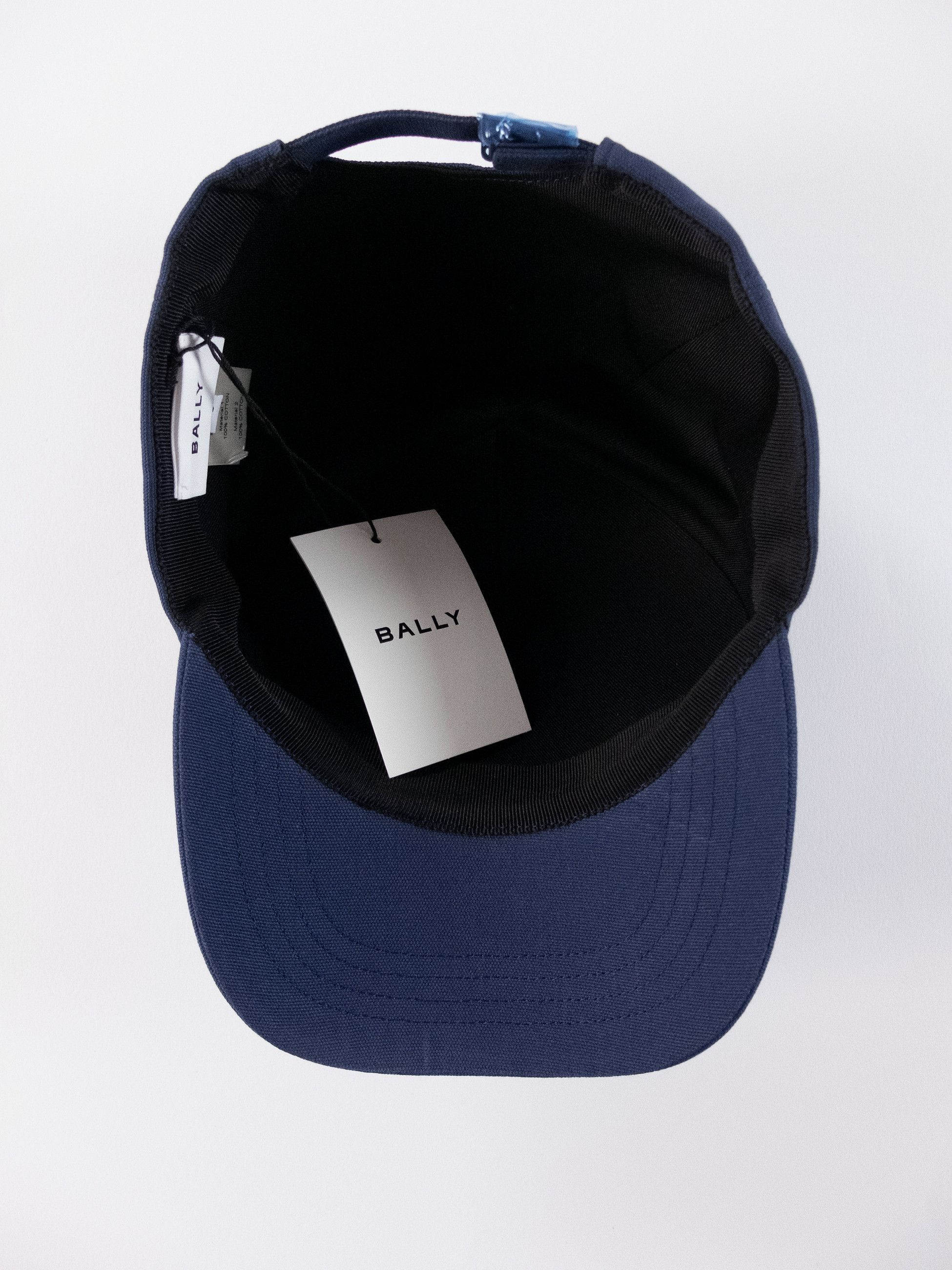 Bally BALLY navy blue logo embroidered baseball cap Medium Size ONE SIZE - 4 Thumbnail