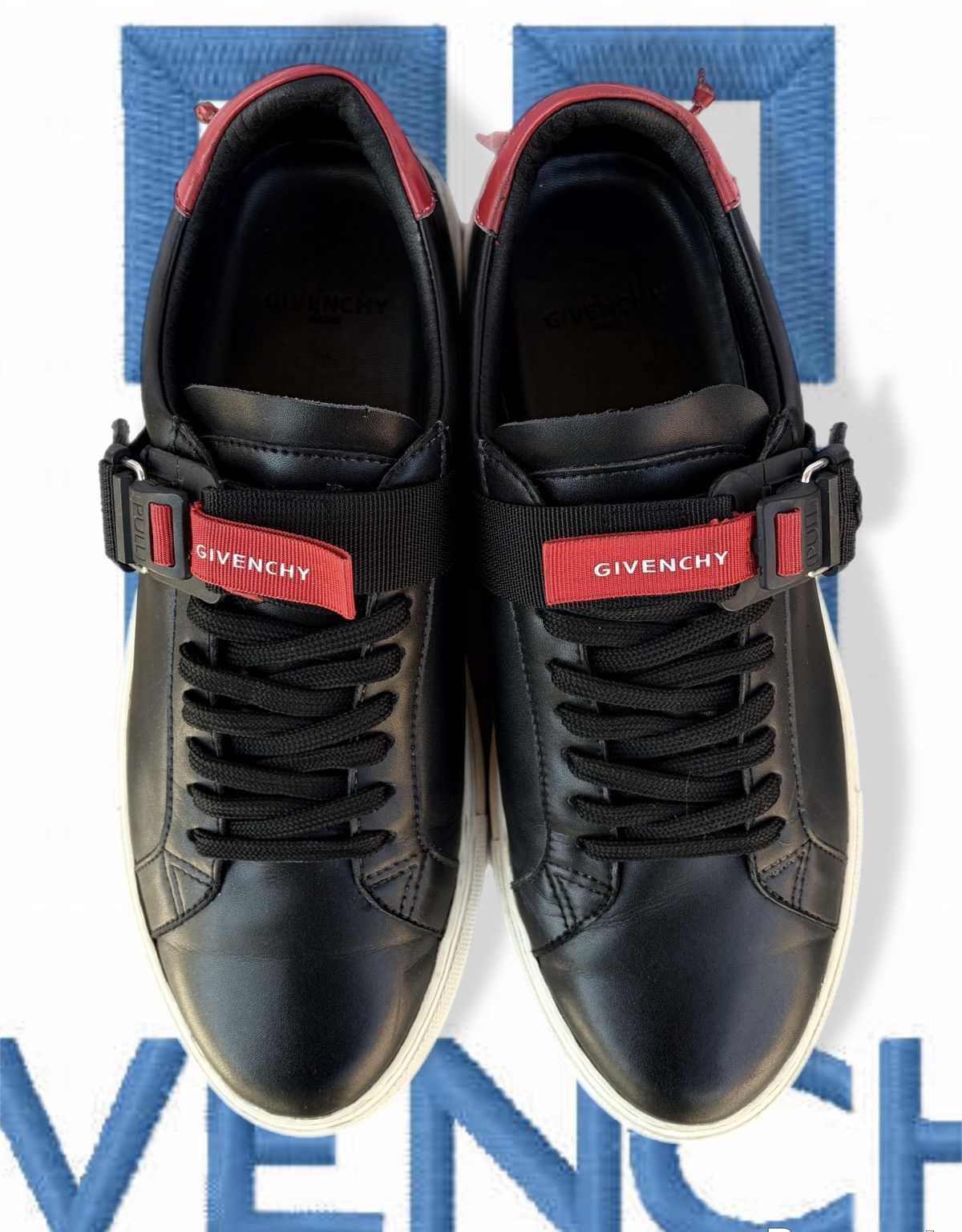 Givenchy Givenchy Urban Street Strap Low Top Leather Sneakers Men's Size US 11 / EU 44 - 6 Thumbnail