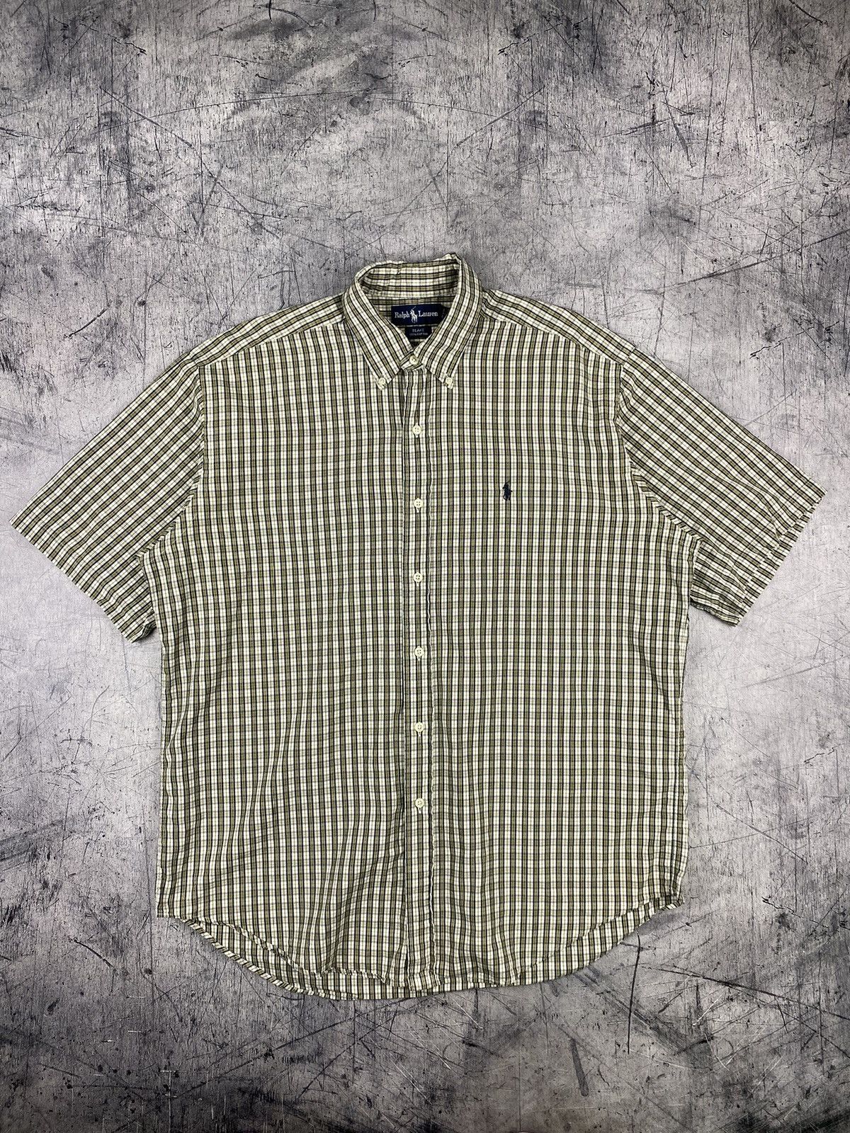 Polo Ralph Lauren × Ralph Lauren × Vintage Vintage Ralph Lauren Striped Shirt Luxury Designer 90s Size US L / EU 52-54 / 3 - 2 Thumbnail