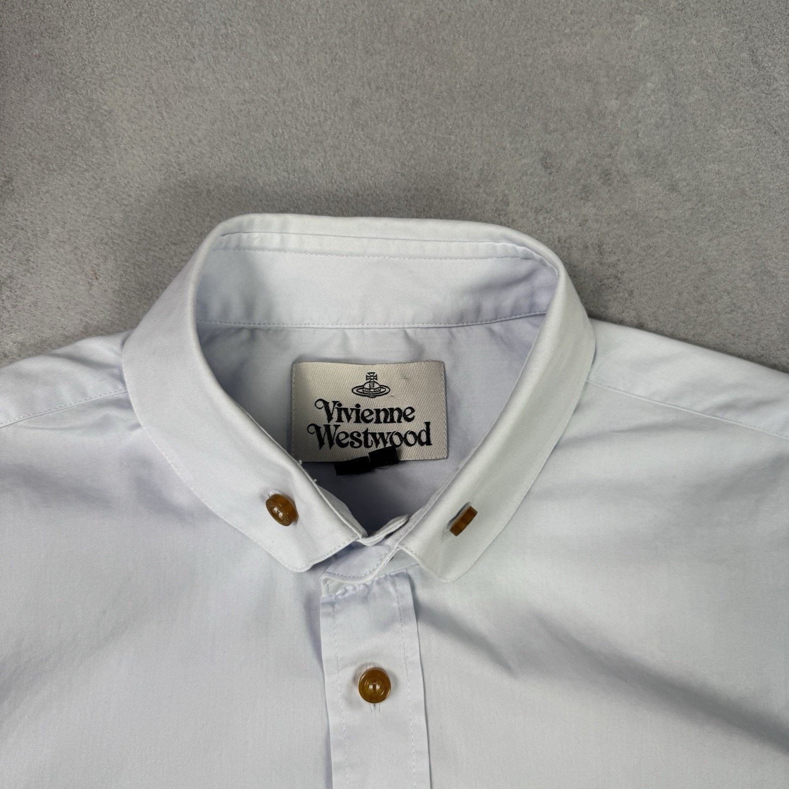 Vivienne Westwood Vivienbe Westwood Men Button Up Shirt Size 52 Blue Size US L / EU 52-54 / 3 - 2 Thumbnail