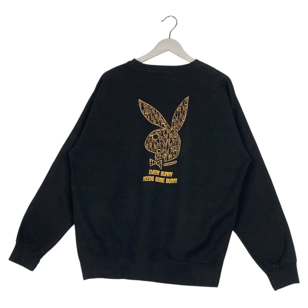 Playboy × Vintage Vintage Playboy Bunny Small Logo Crewneck Sweatshirt Black Size US L / EU 52-54 / 3 - 6 Thumbnail
