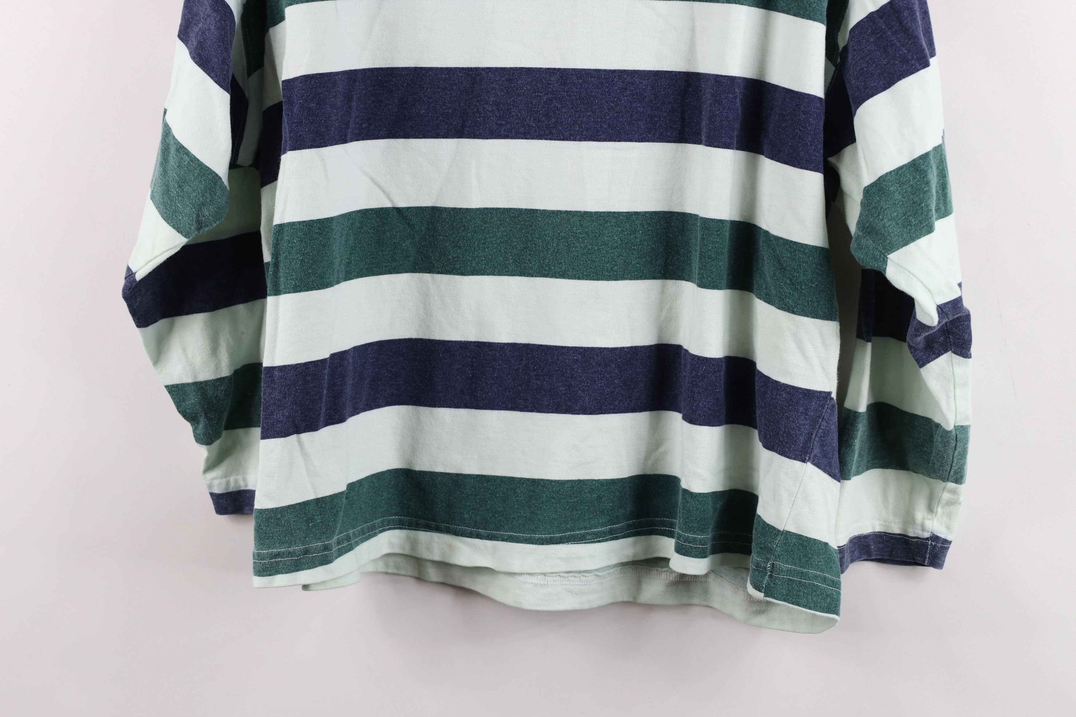 Vintage Vintage 90s Streetwear Cropped Baggy Fit Hoodie T-Shirt USA Size L / US 10 / IT 46 - 13 Thumbnail