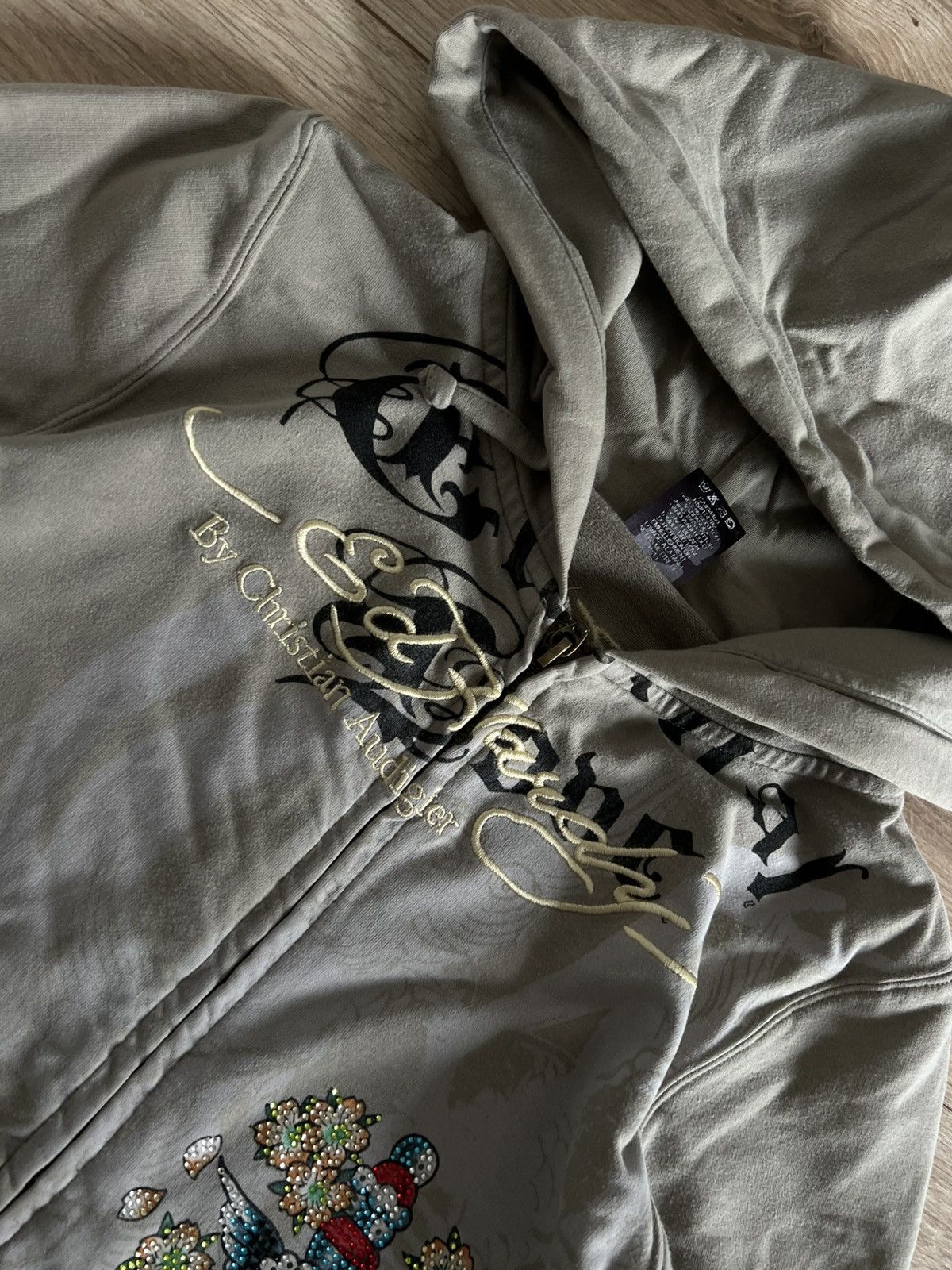 Ed Hardy Ed hardy zip hoodie y2k ed hardy crazy print Size S / US 4 / IT 40 - 6 Thumbnail