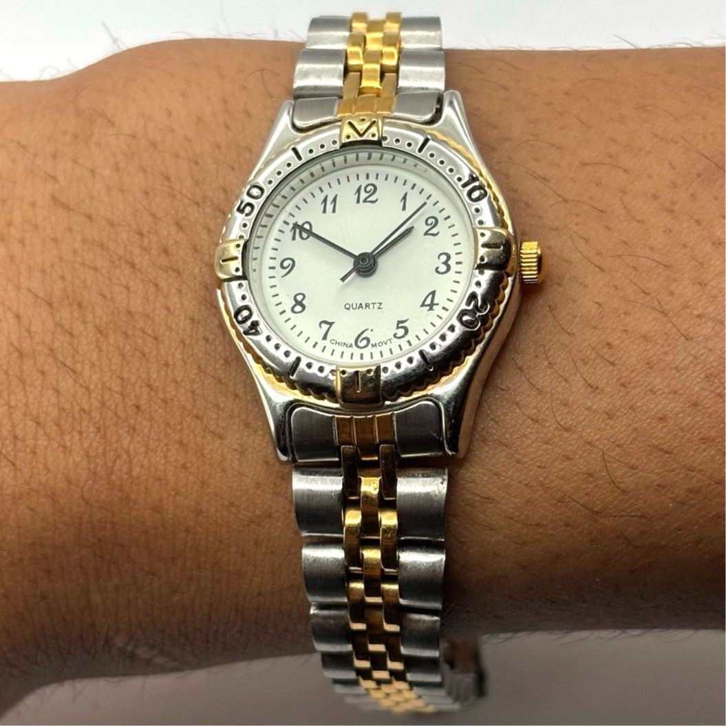 Other Retro Gold & Silver Analog Watch Size ONE SIZE - 2 Thumbnail