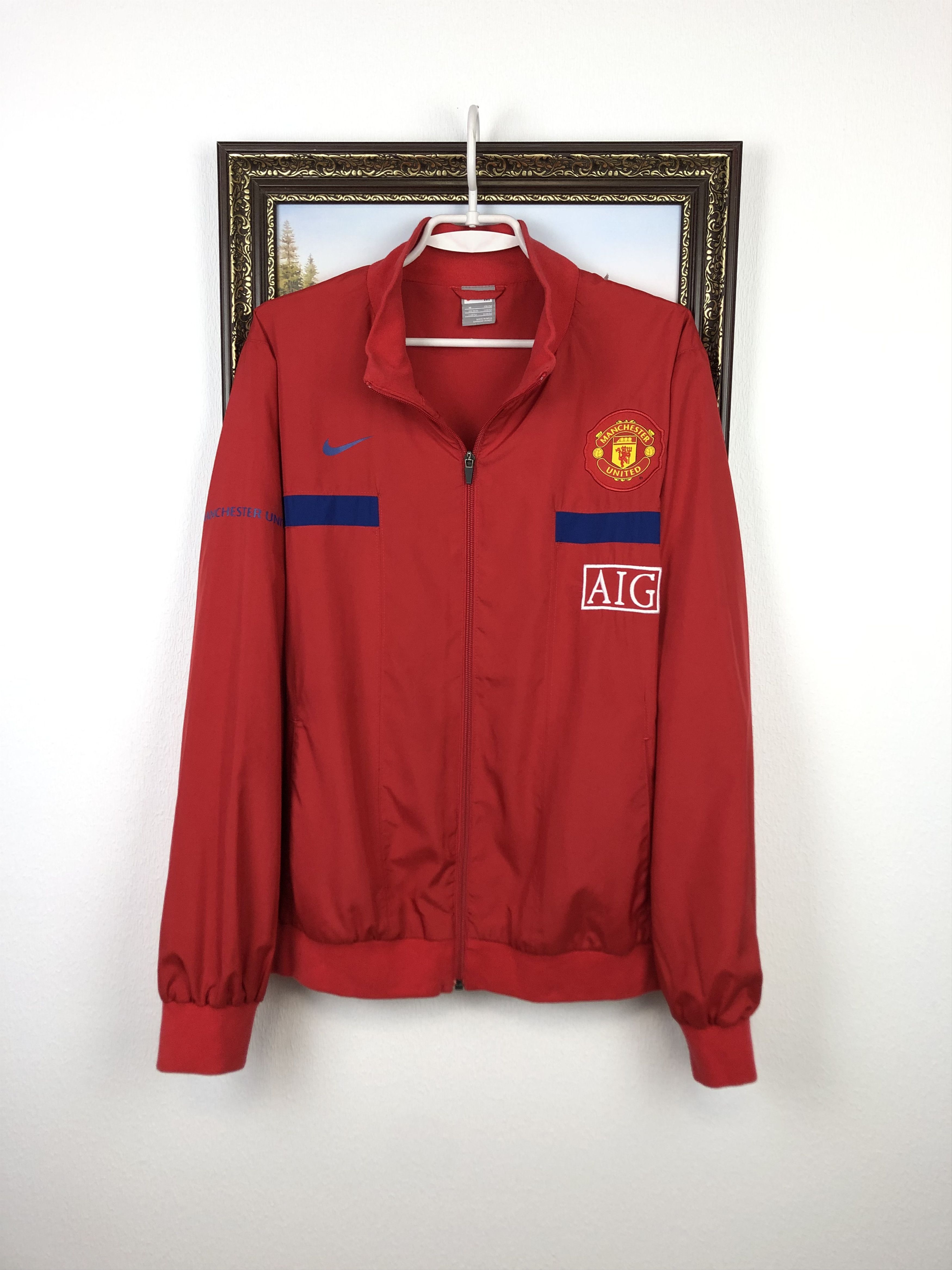 Nike Vintage Nike Manchester United Football Jacket Soccer Track Size US M / EU 48-50 / 2 - 1 Thumbnail