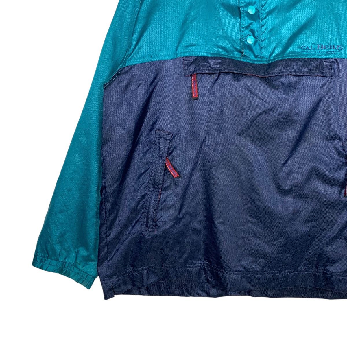 Vintage CAL BEAR USA Half Button Pullover Nylon Jacket #2769-C125 Size US M / EU 48-50 / 2 - 5 Thumbnail