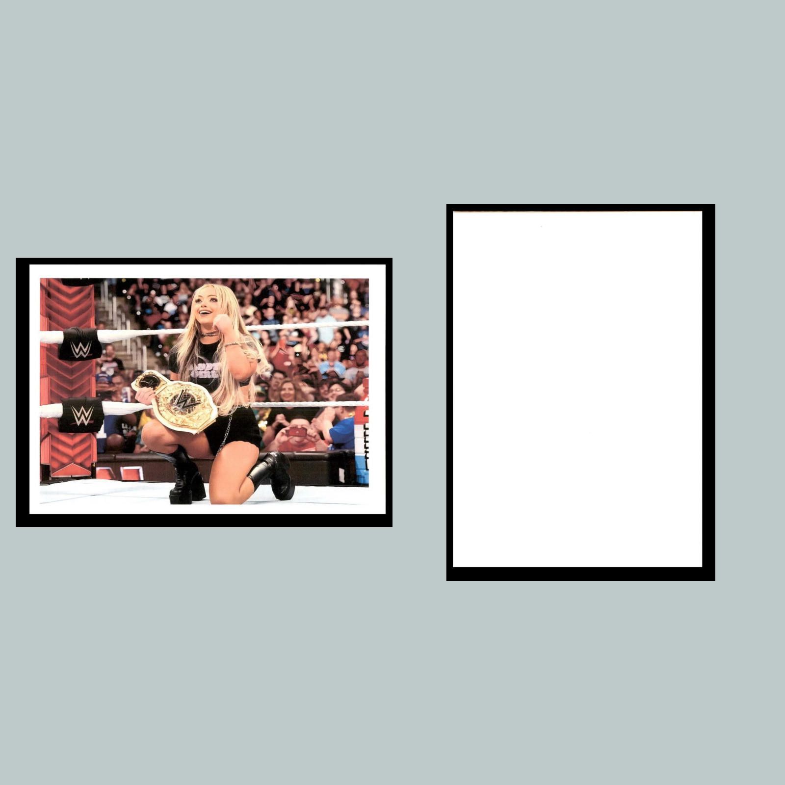 Other #0001 P 8X10 Liv Morgan In Ring With Belt Glossy Photo Size ONE SIZE - 3 Thumbnail