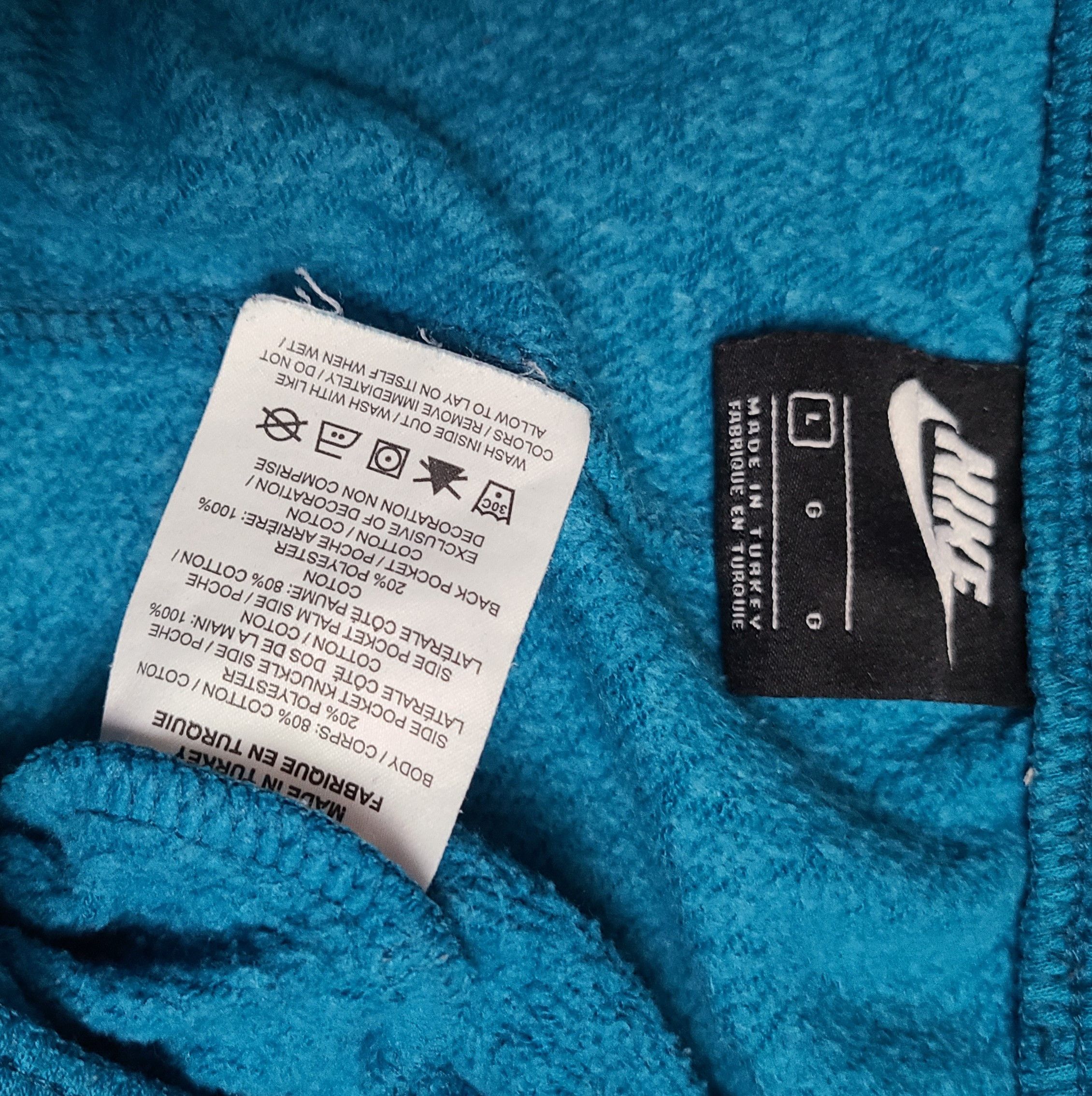 Nike Nike Blue Dyed Psychedelic Topographic Sweatpants - Size: L Size US 36 / EU 52 - 6 Thumbnail