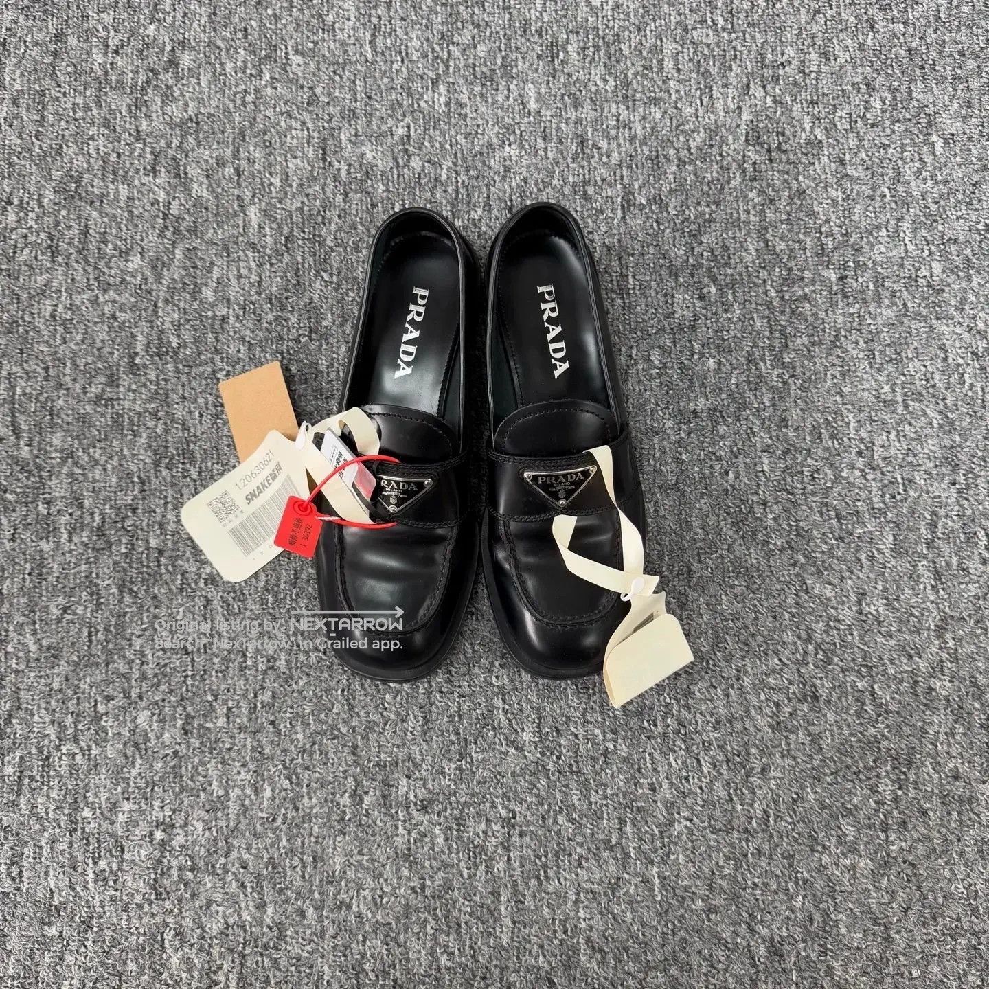 Prada Prada Triangle Logo Loafer EU37.5 99% New Size US 7.5 / IT 37.5 - 3 Thumbnail