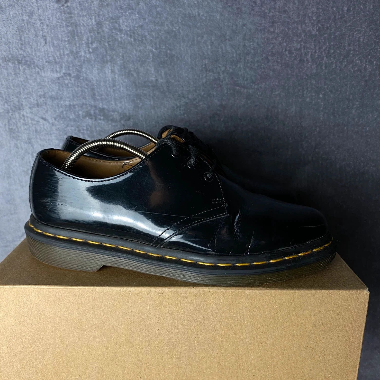 Dr. Martens Dr Martens loafers black polished smooth leather Size US 9 / IT 39 - 4 Thumbnail