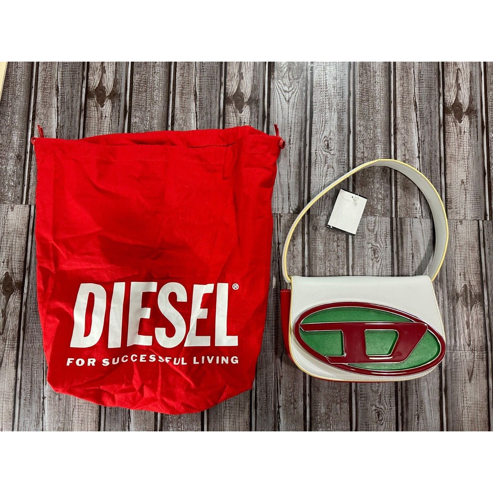 Diesel Diesel 1DR shoulder bag White Red Green Logo Size ONE SIZE - 11 Thumbnail