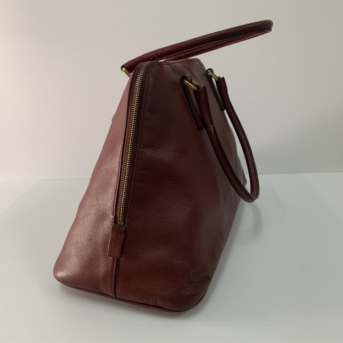 Prada Prada Alma Leather Handbag Size ONE SIZE - 3 Thumbnail