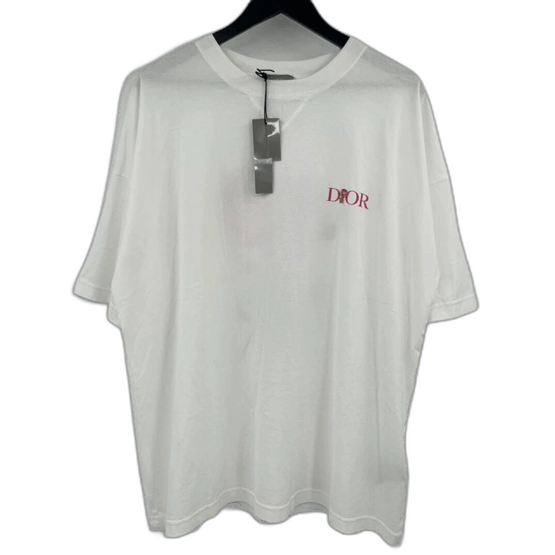 Dior Dior White Floral Embroidery Short Sleeve Shirt Size US XXL / EU 58 / 5 - 1 Thumbnail